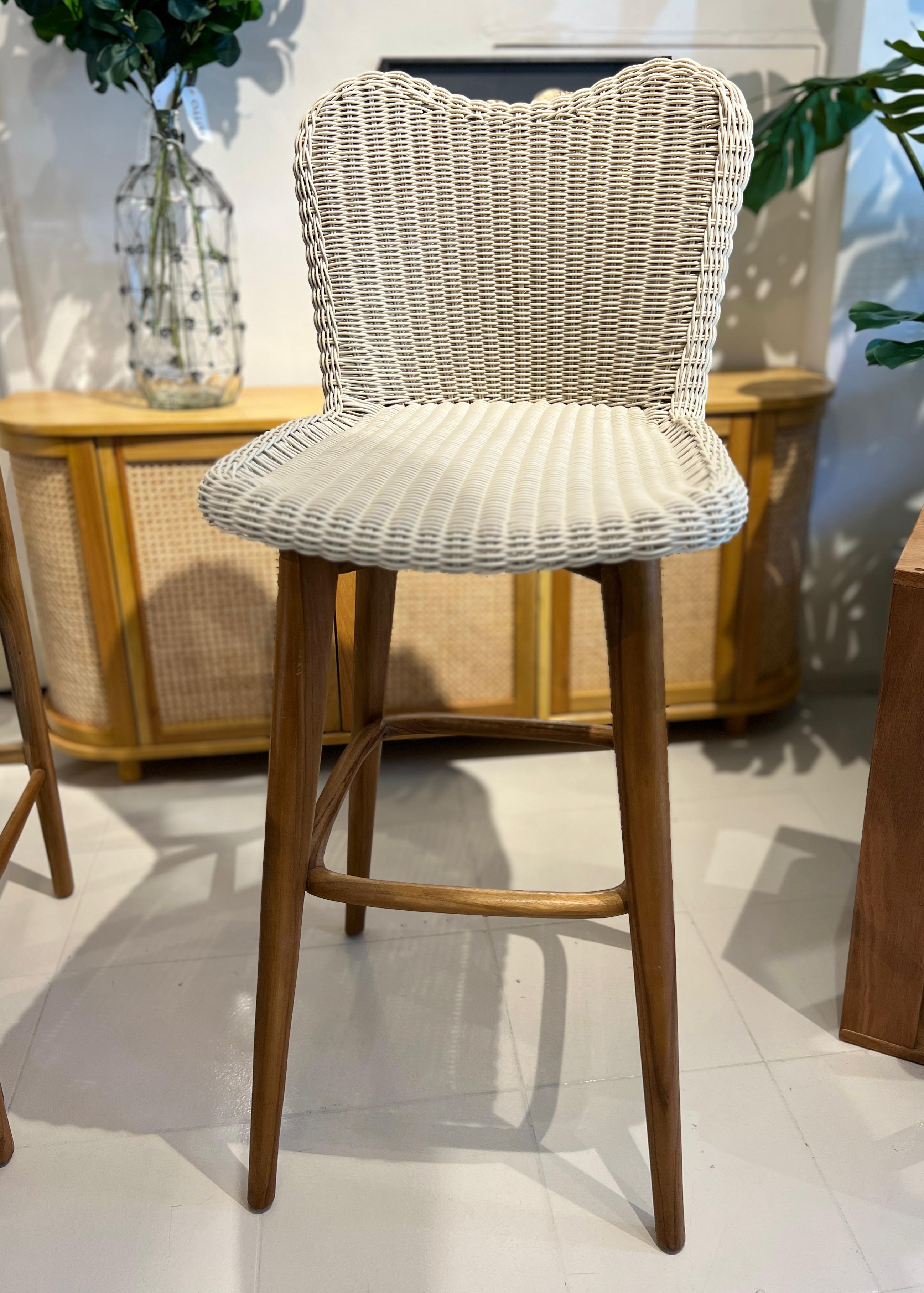 Silla bar ratan sintetico
