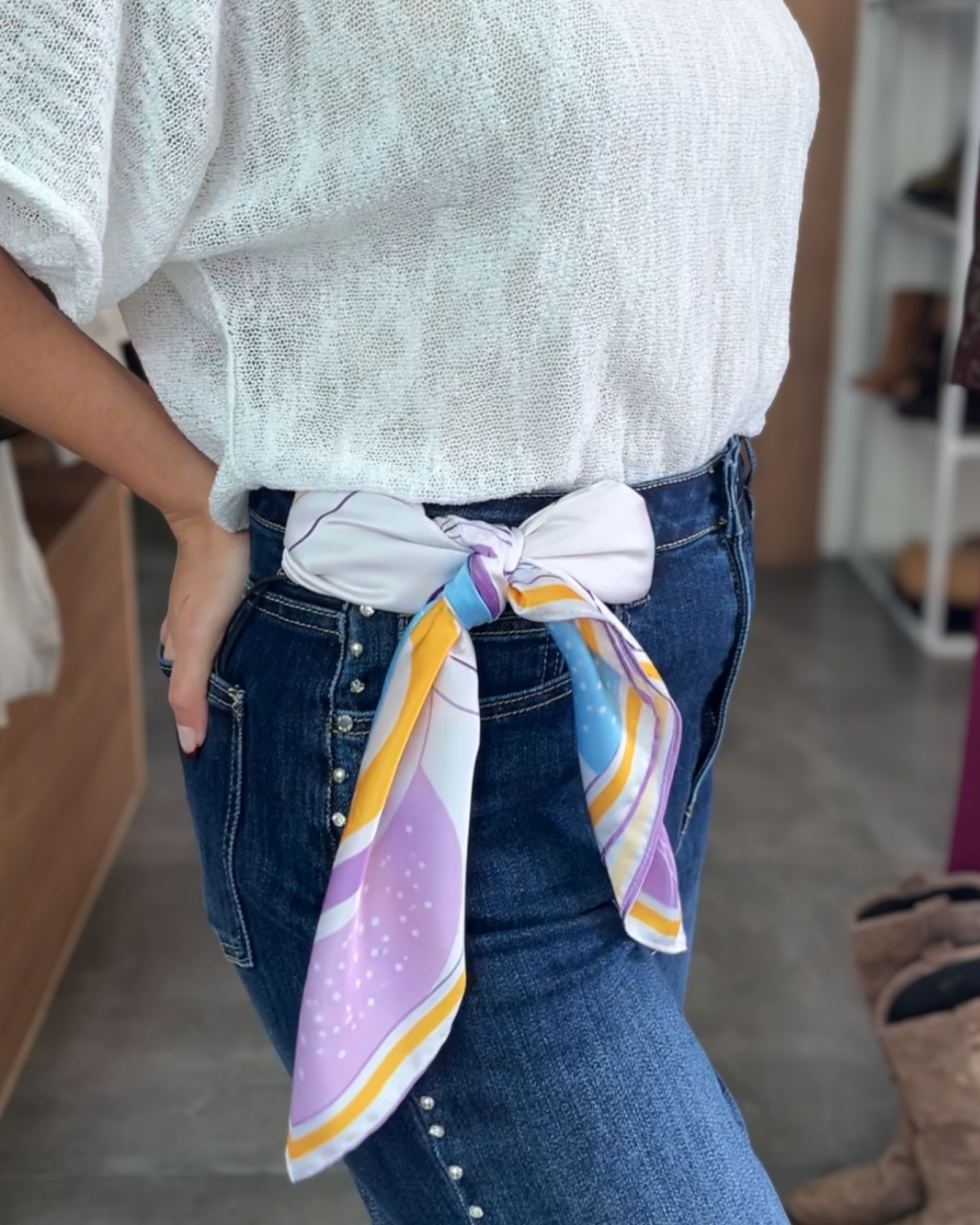 Pañuelo Raiz Lila