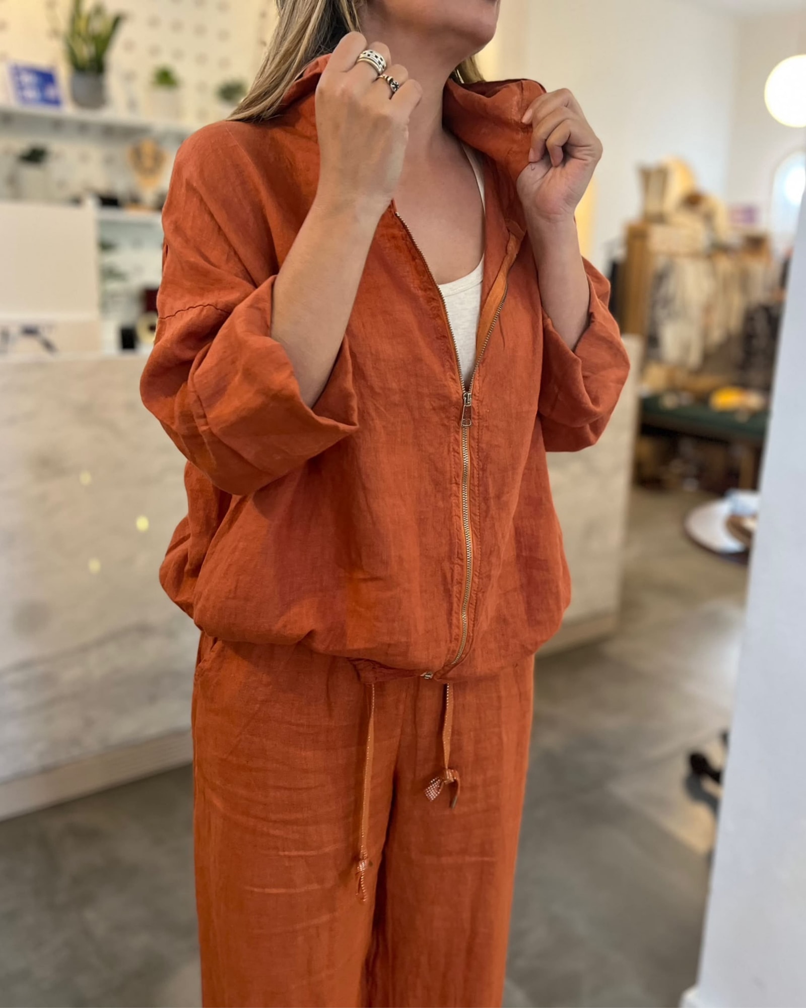 Campera lino