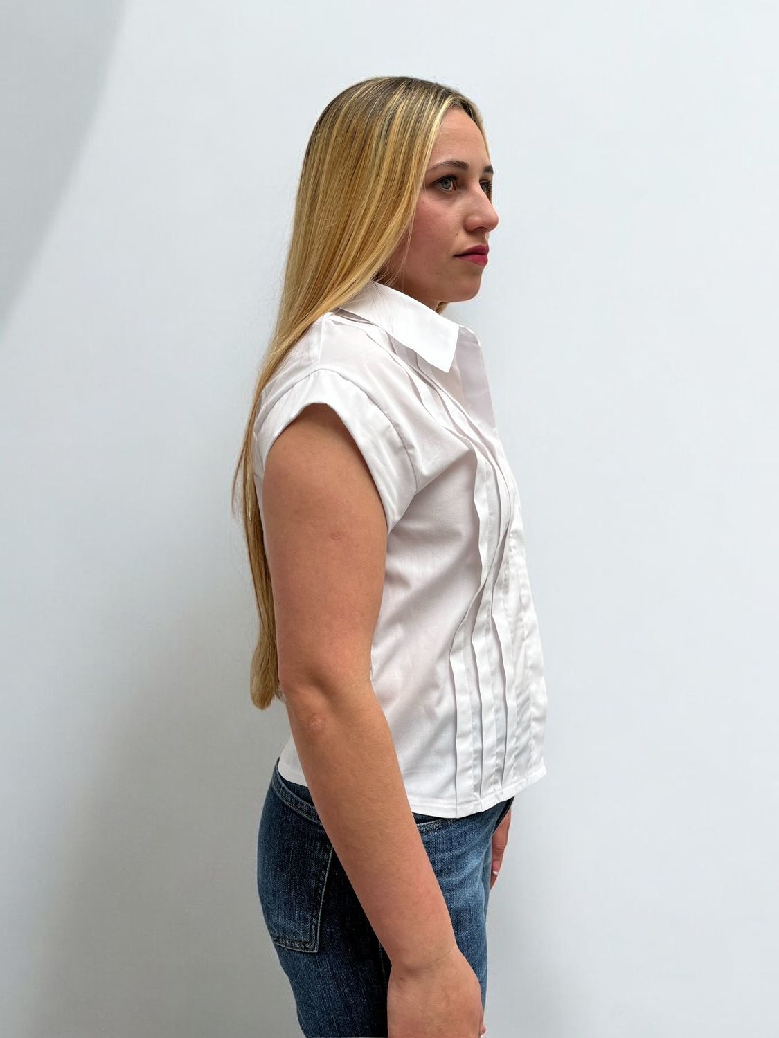 Camisa Alforzas