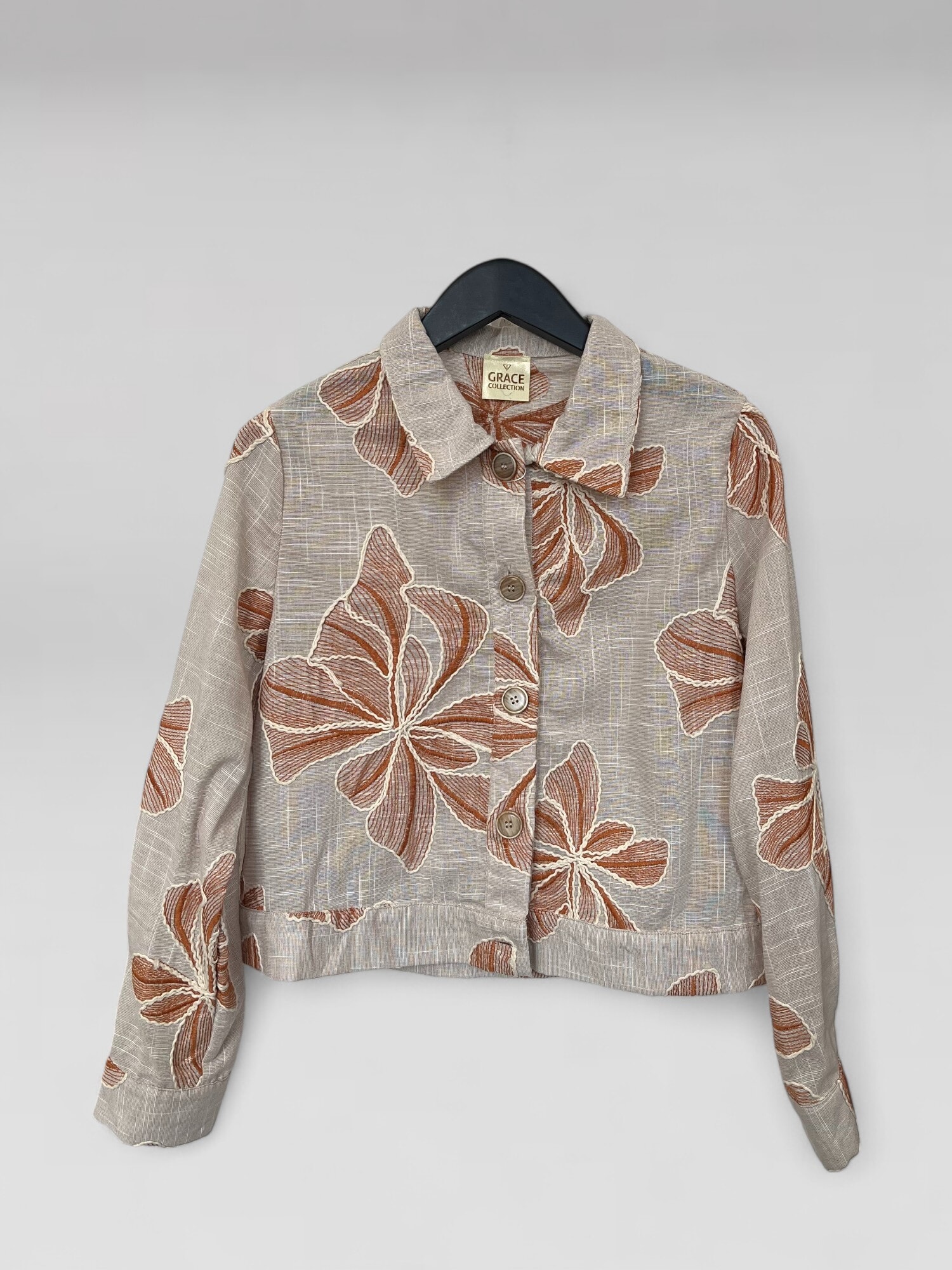 Camisa bordado lacre