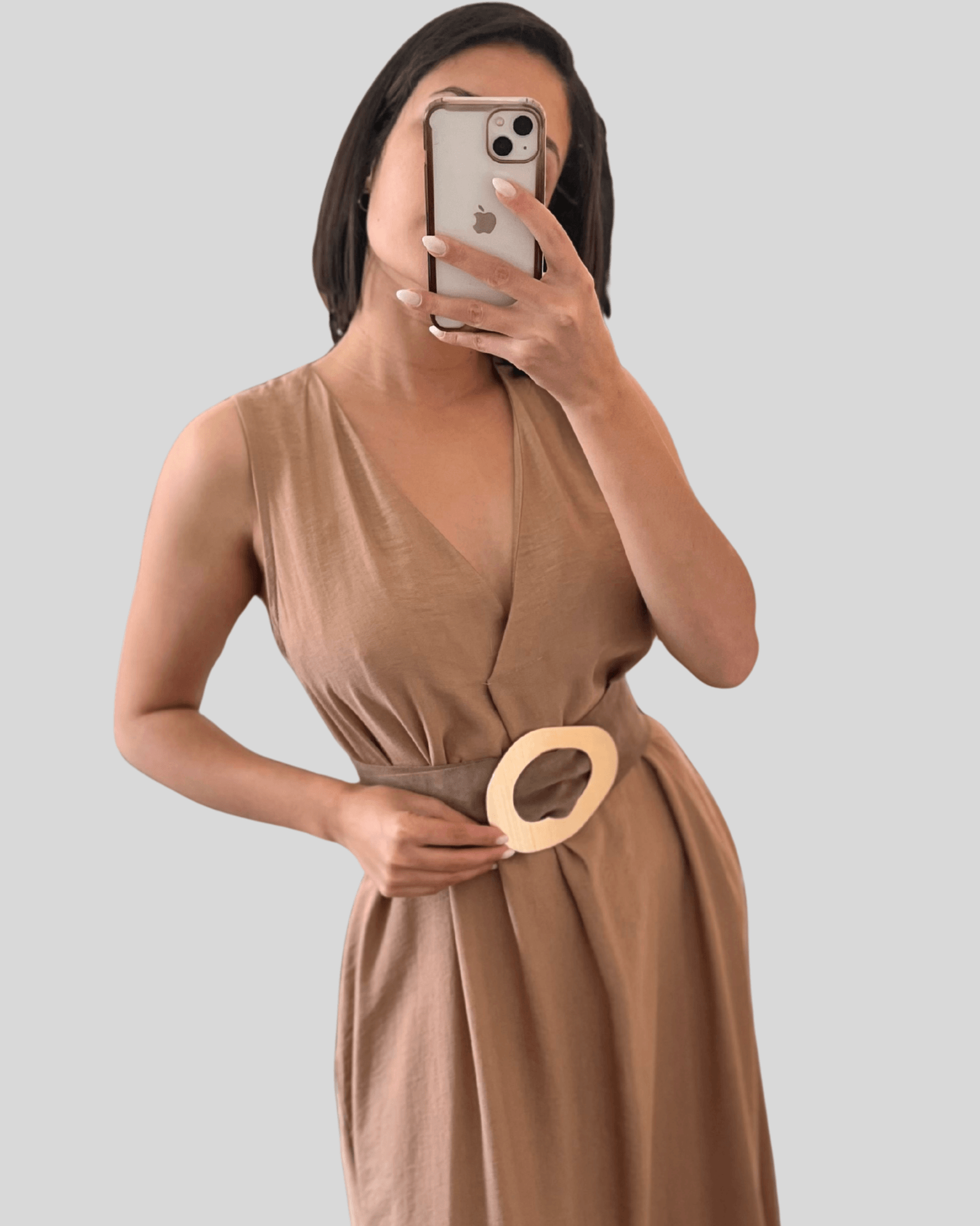 Vestido Espalda Frunce