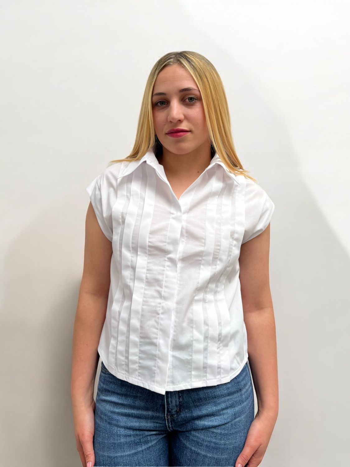 Camisa Alforzas