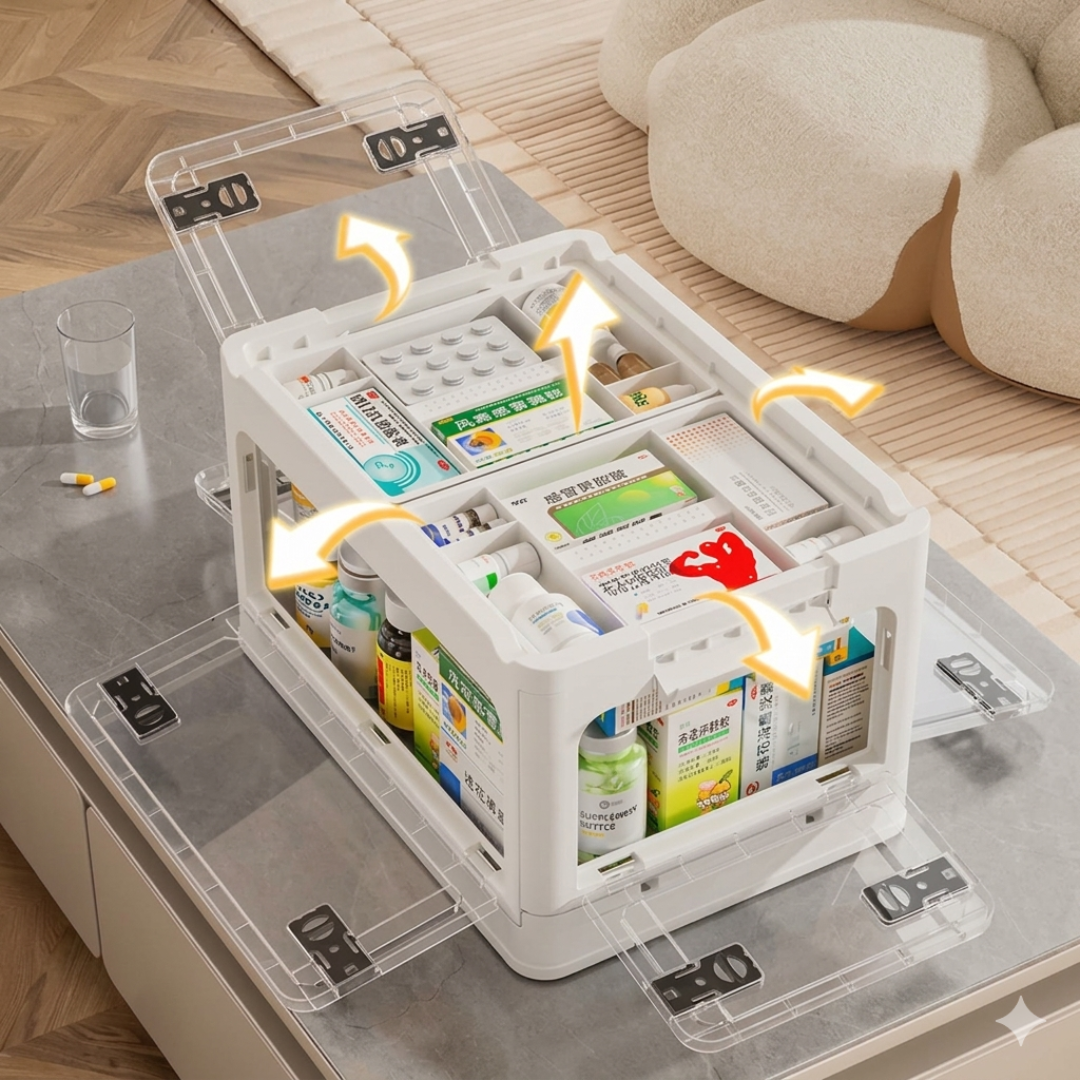 Caja de Almacenamiento Plegable 5 Puertas