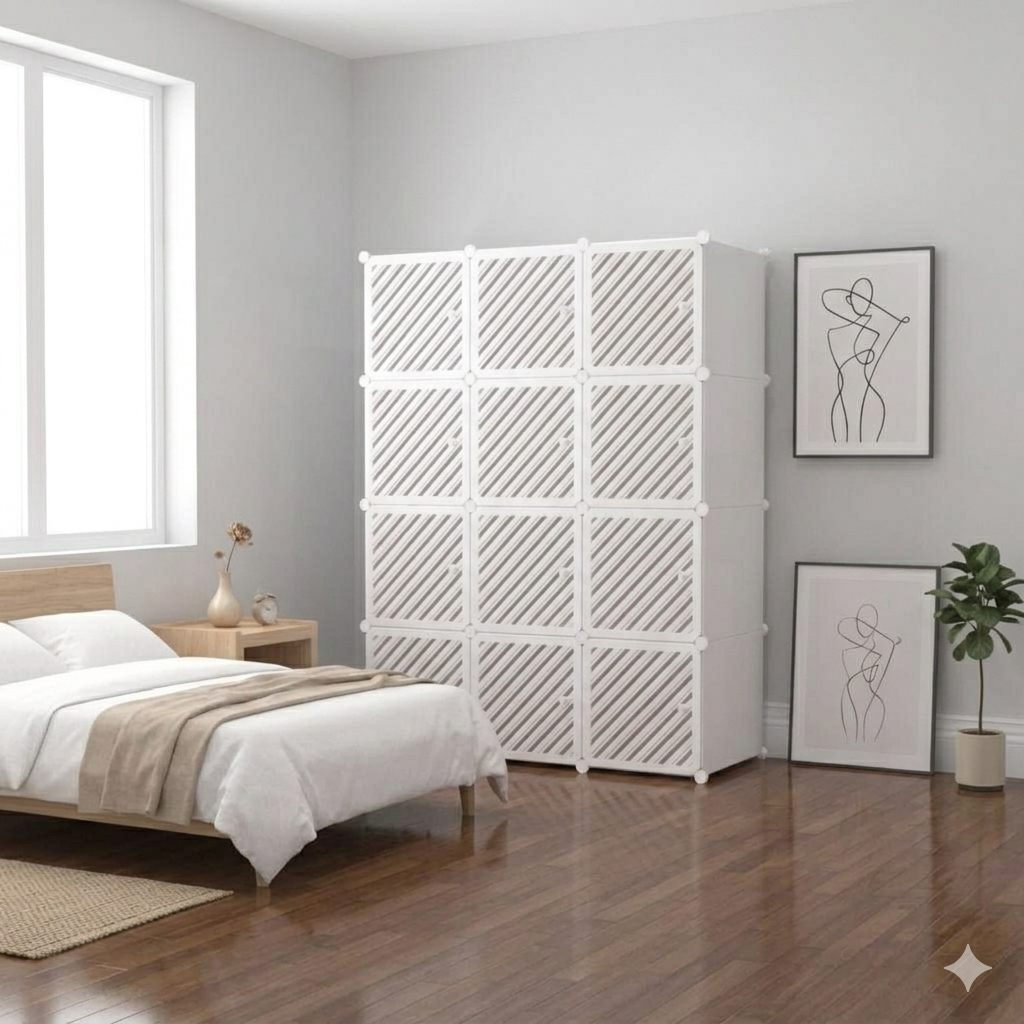 Armario 12 Puertas Blanco