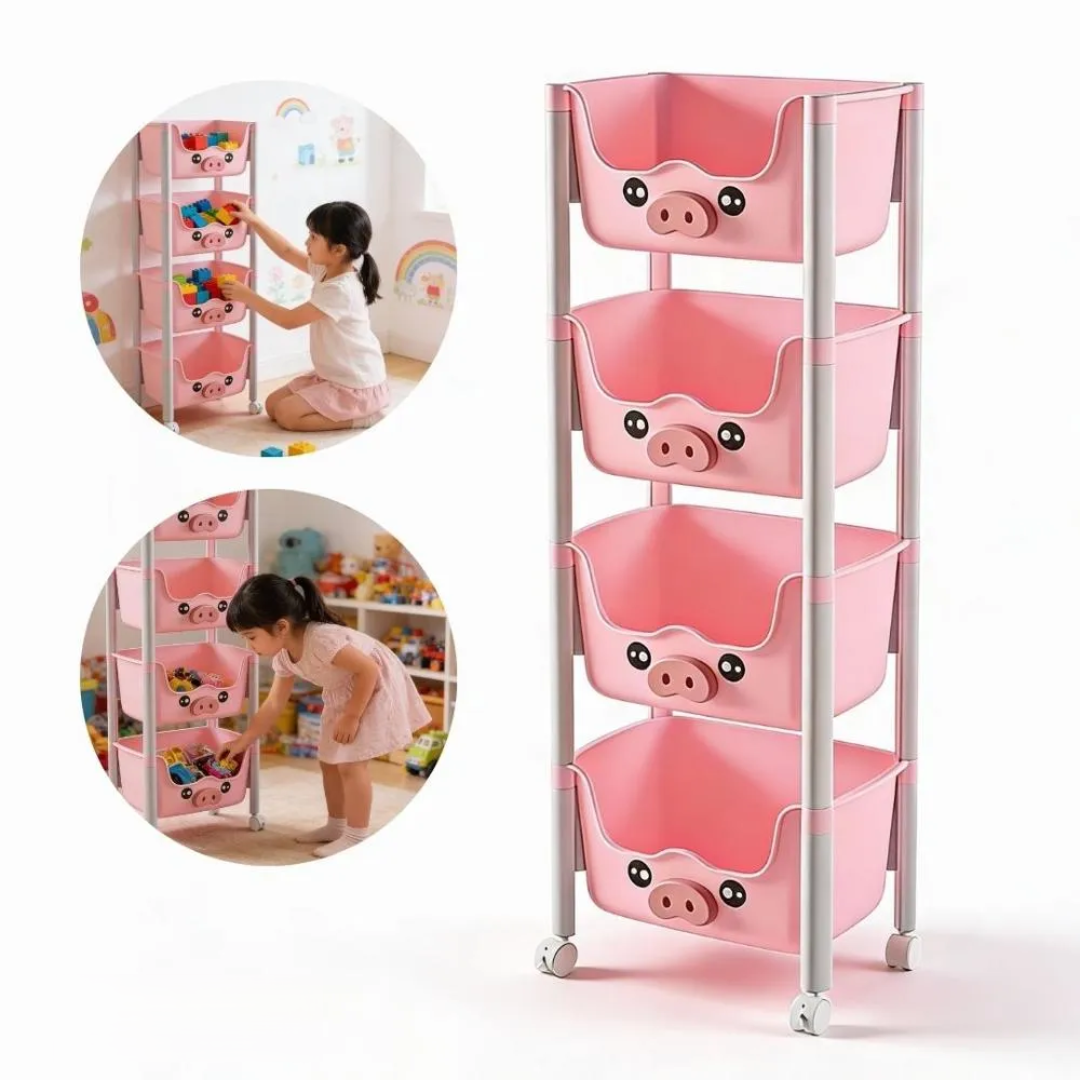 Organizador Infantil 4 Niveles Cerdo R