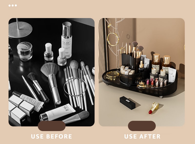 Organizador de Cosméticos Negro