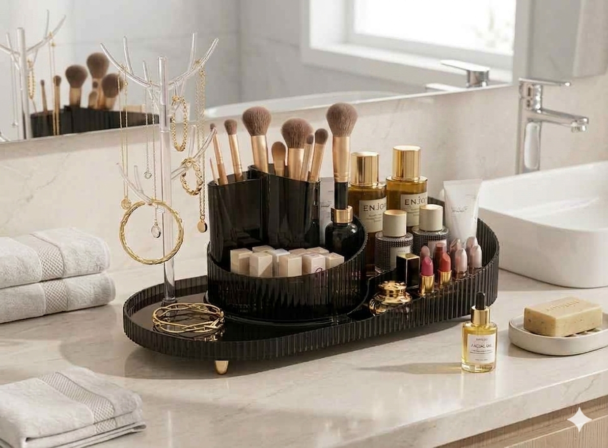 Organizador de Cosméticos Negro