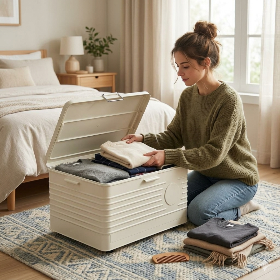 Caja de Almacenamiento Plegable Apertira Superior