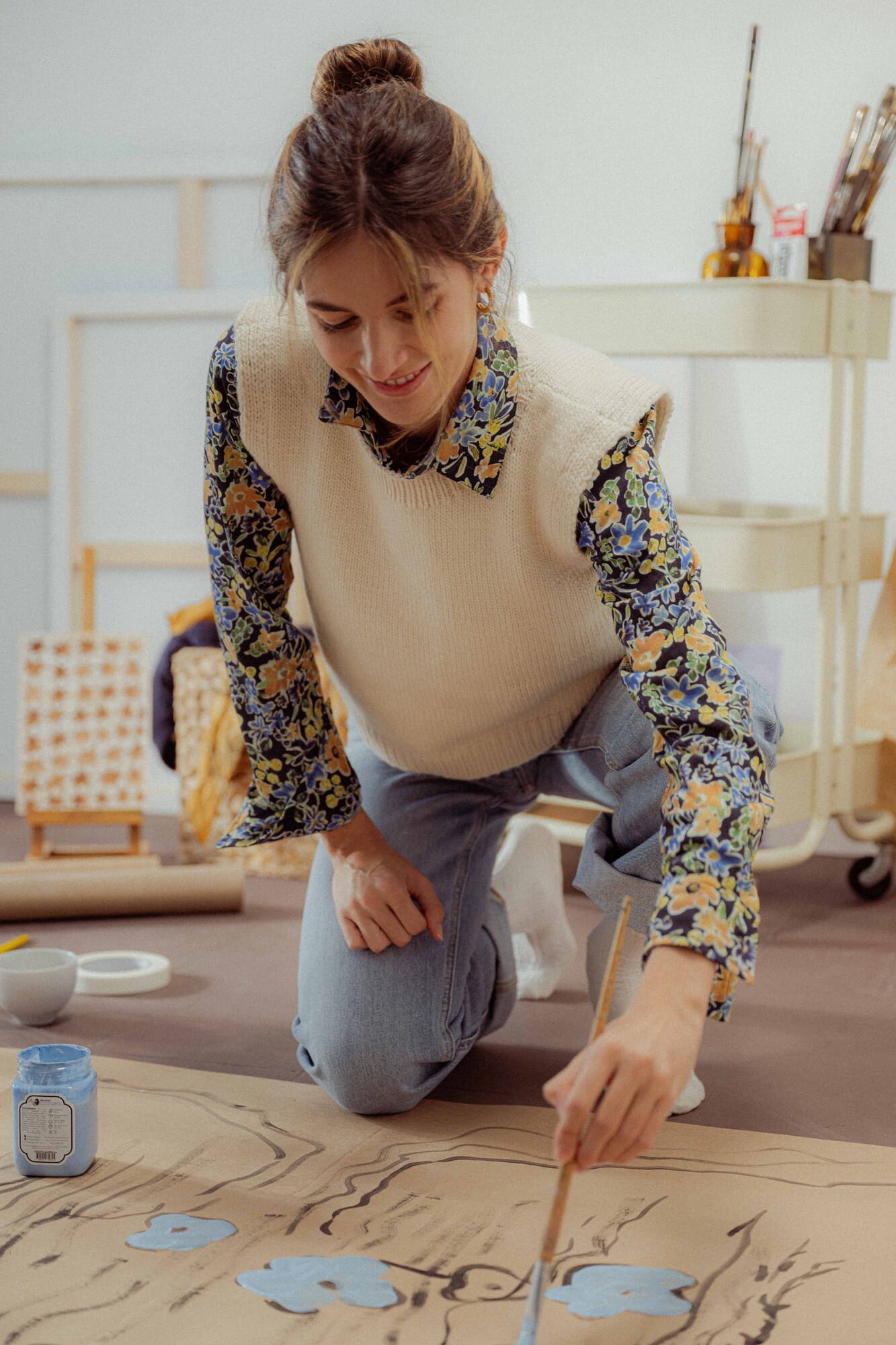 CAMISA MAXIME BLUE GARDEN