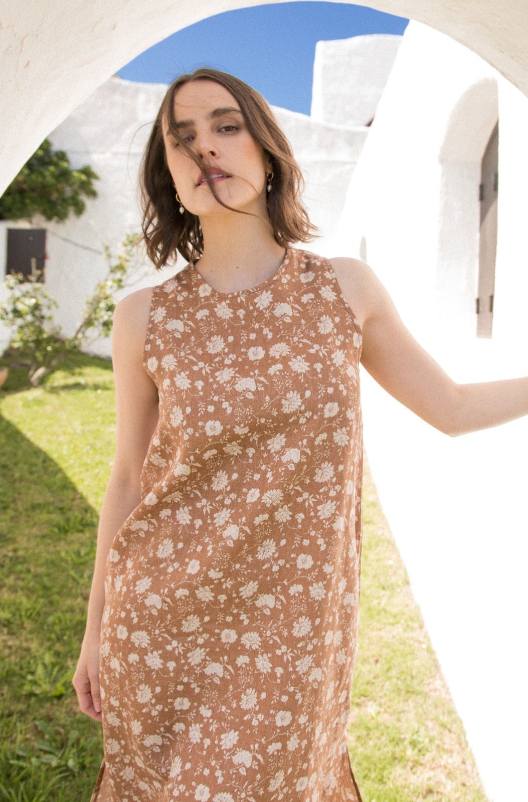 VESTIDO NIZA LINO LIBERTY