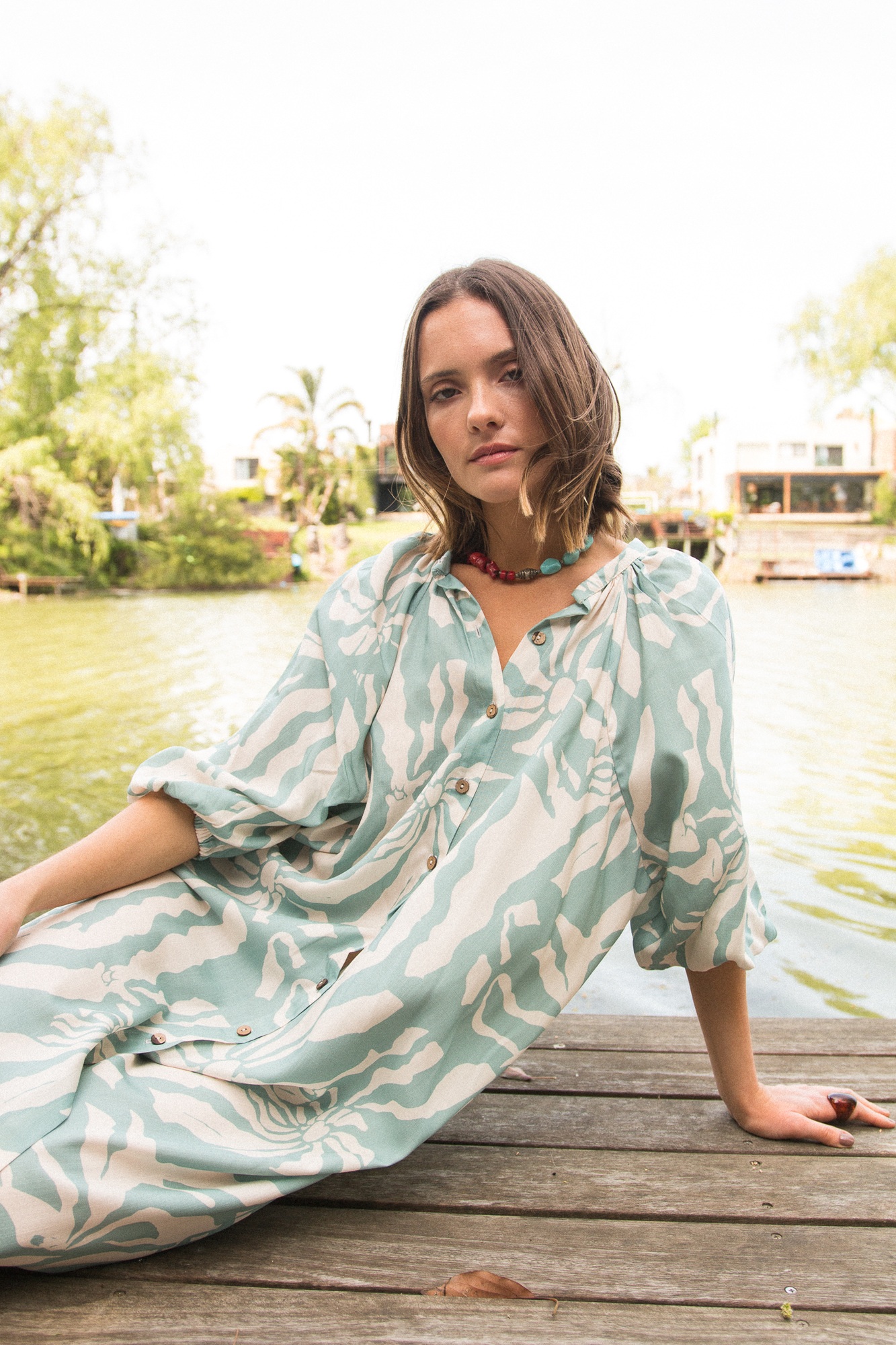 VESTIDO BOHEME FLORES