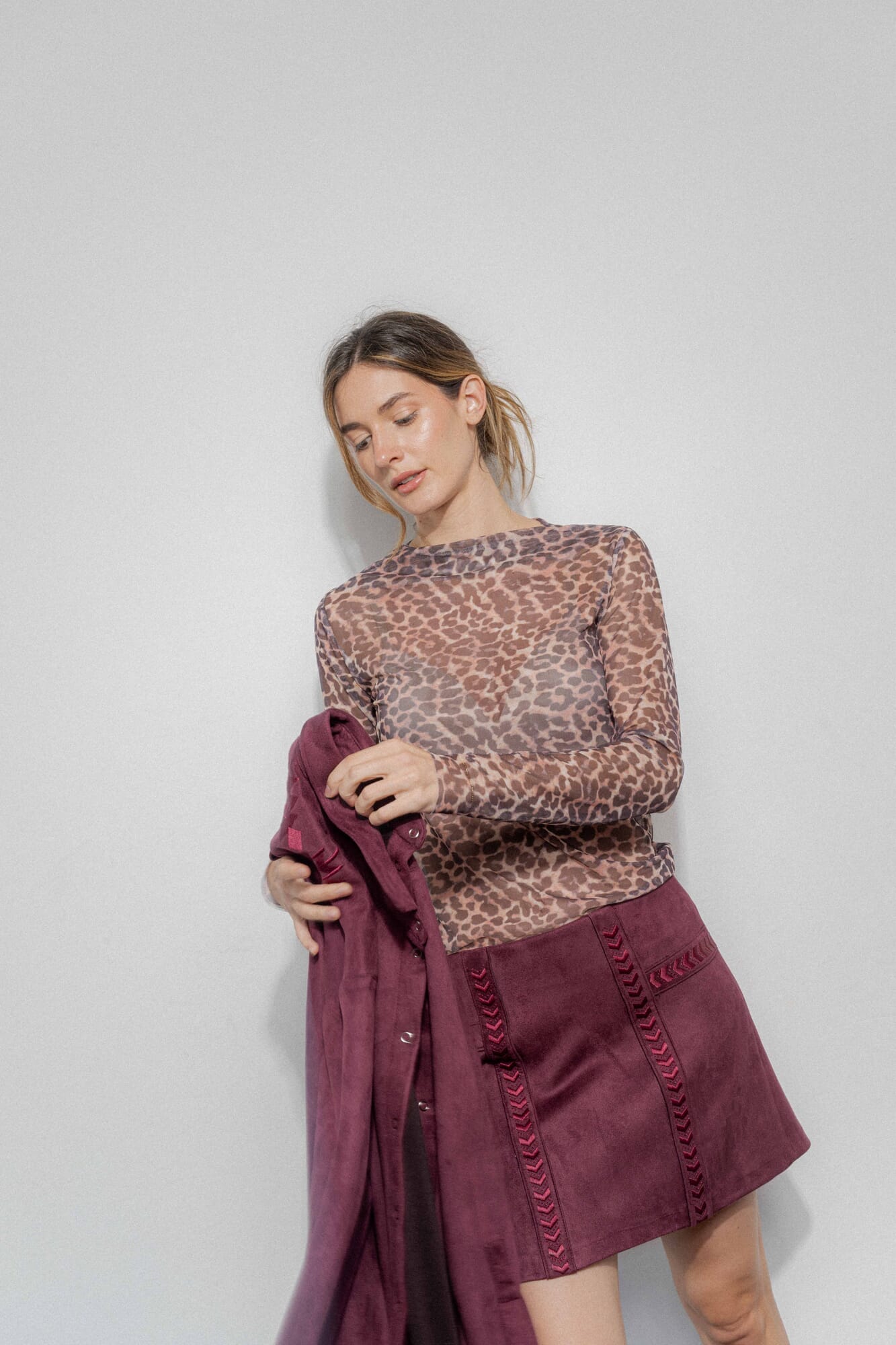 FALDA TEXAS SUEDE