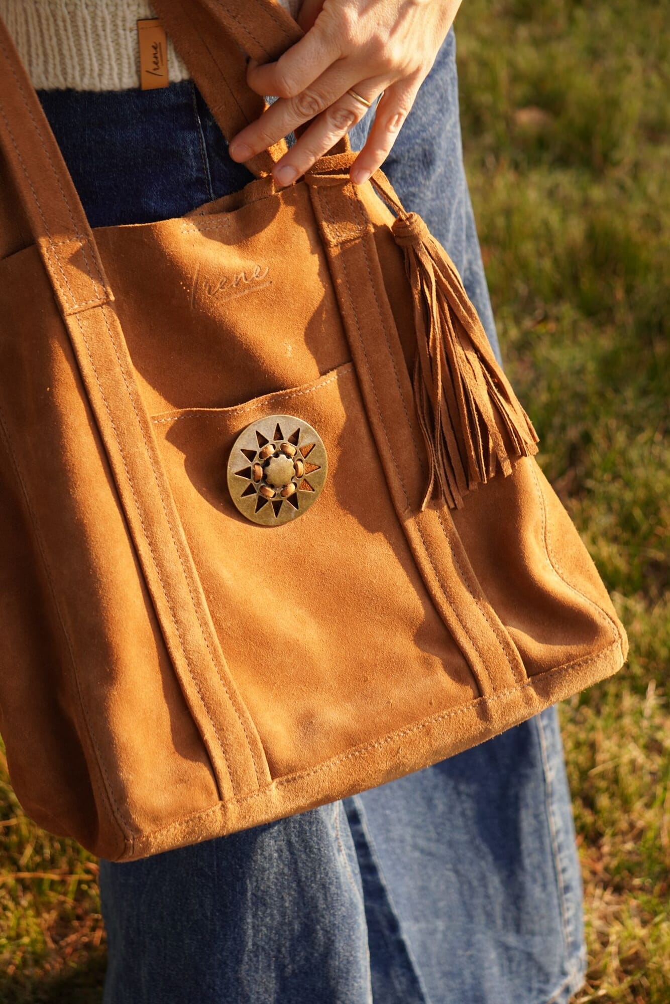 TOTE SUEDE SOL