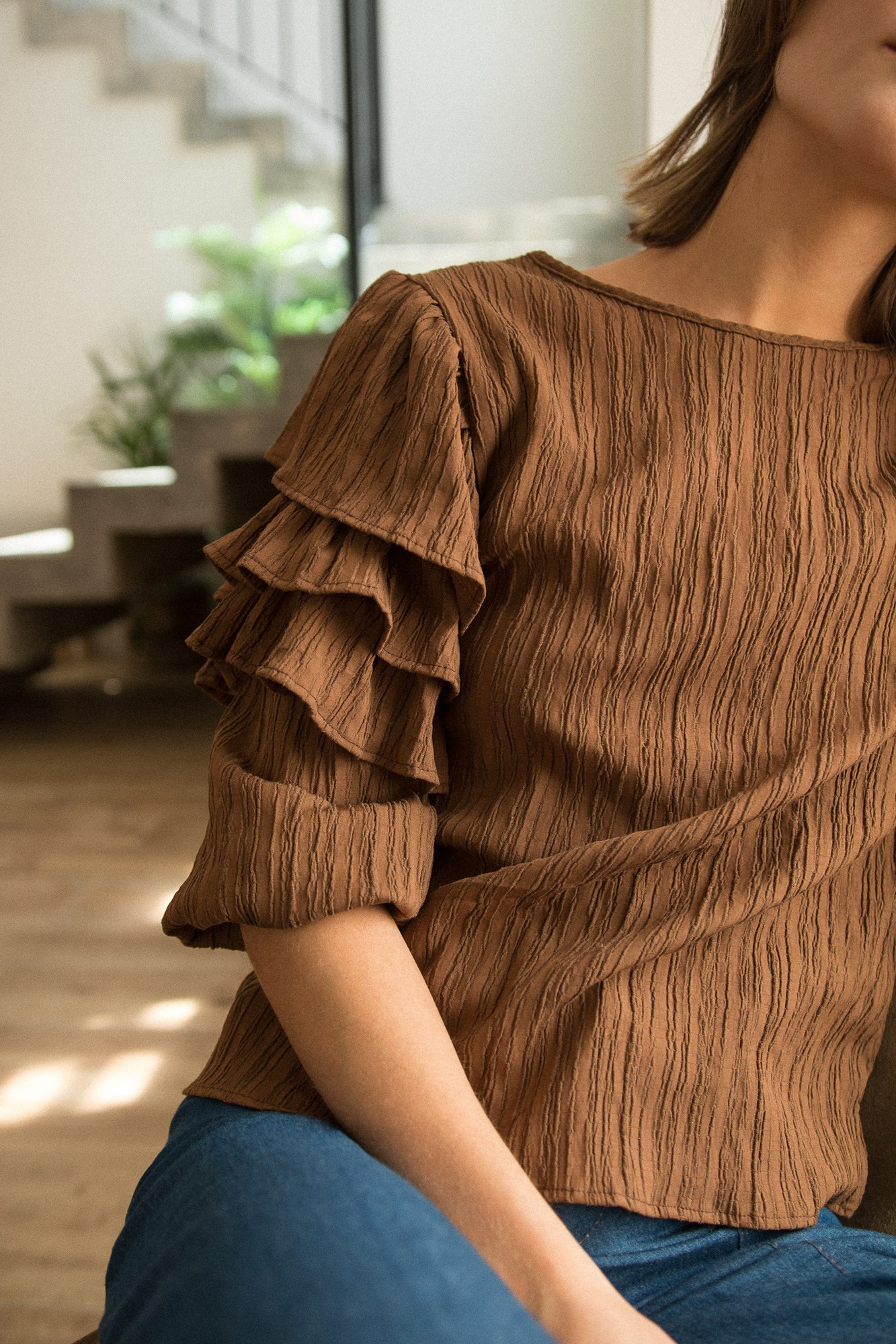 BLUSA RUMBA CAFÉ