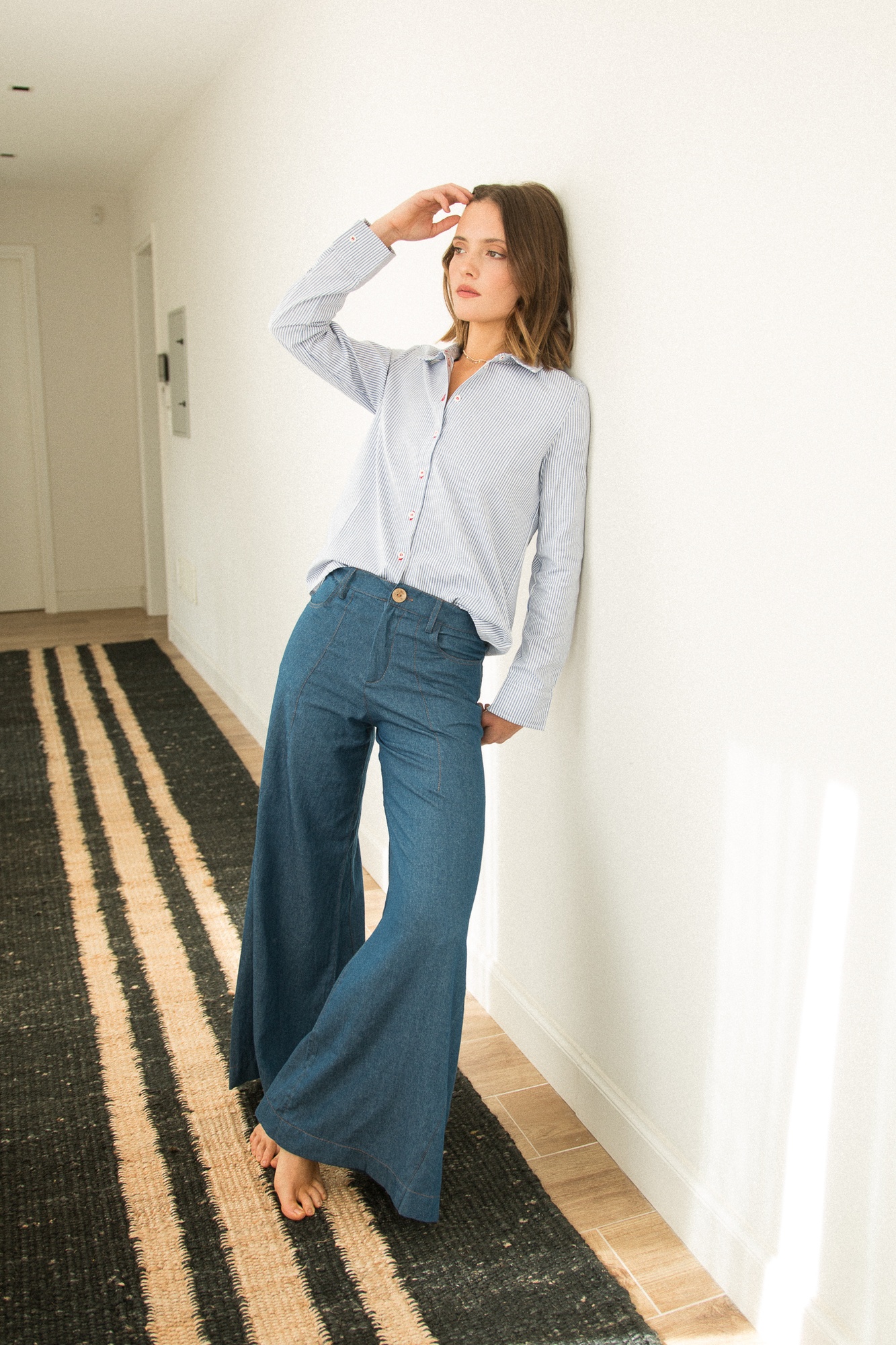 PANTALON WIDE TIRO MEDIO JEAN