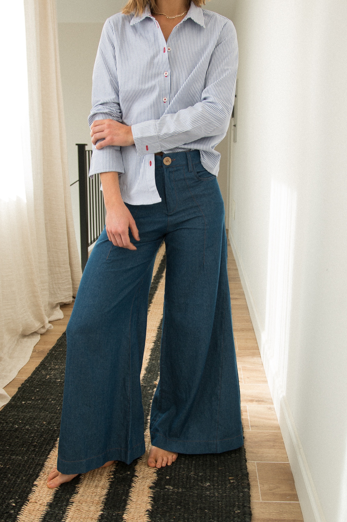 PANTALON WIDE TIRO MEDIO JEAN