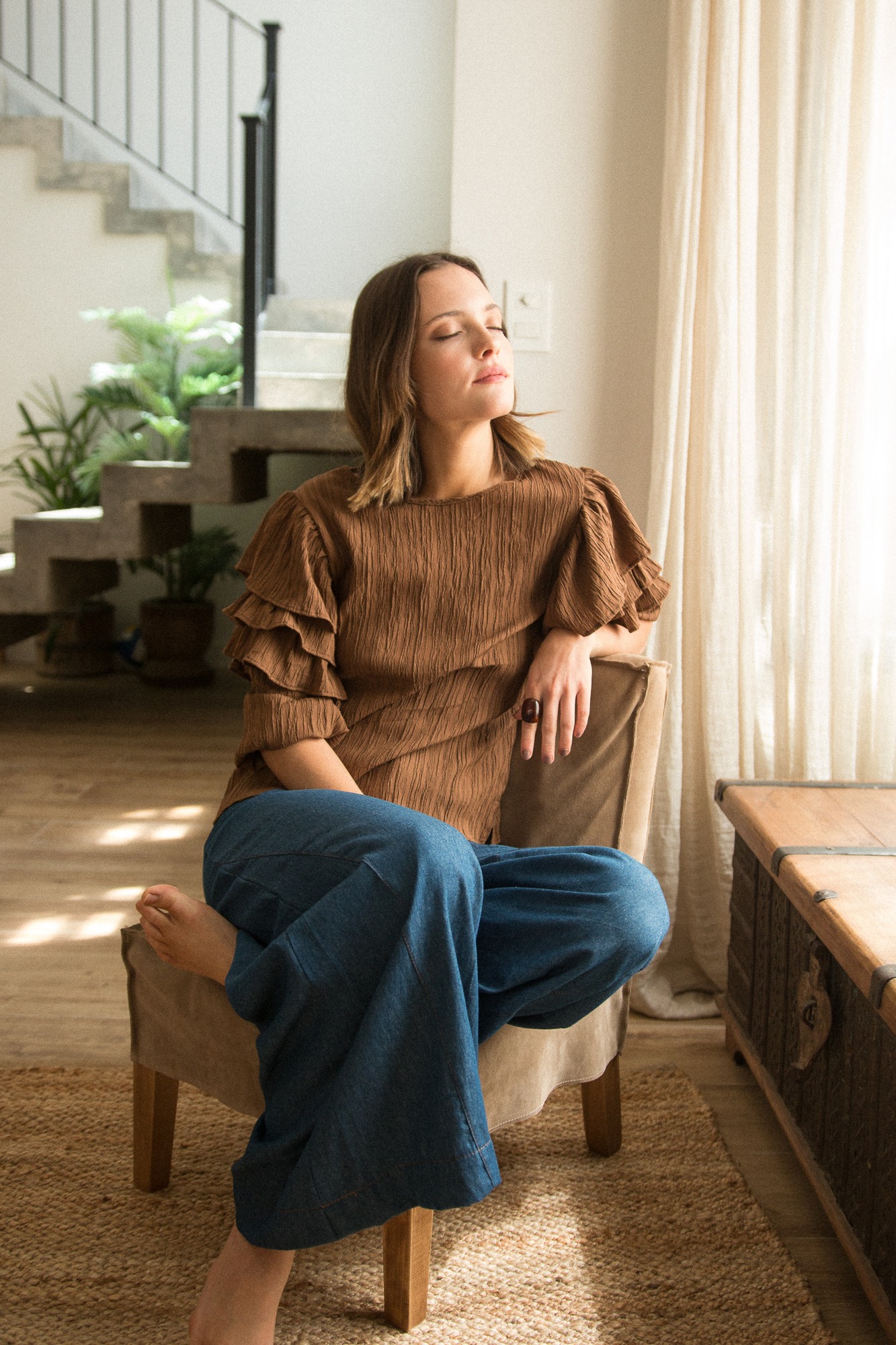BLUSA RUMBA CAFÉ