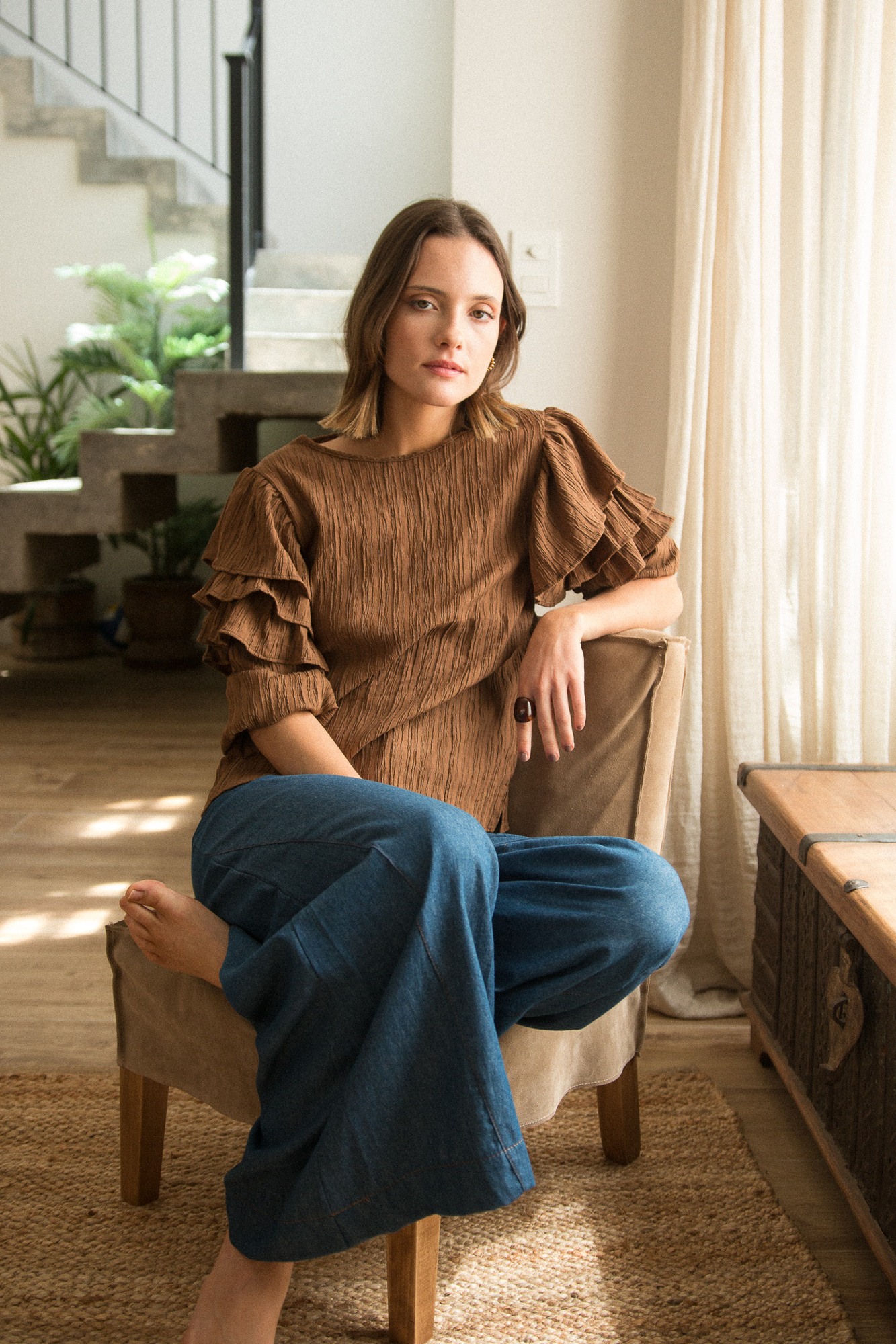 BLUSA RUMBA CAFÉ