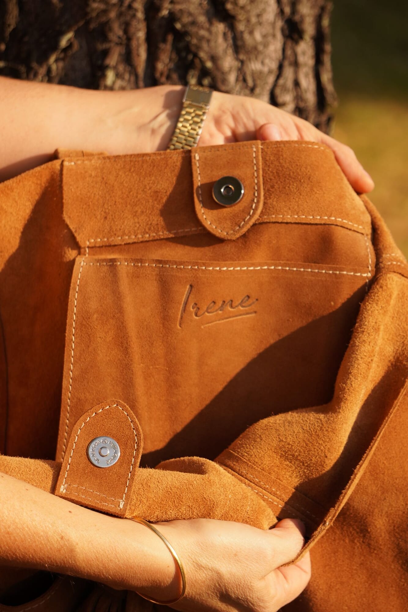 TOTE SUEDE SOL