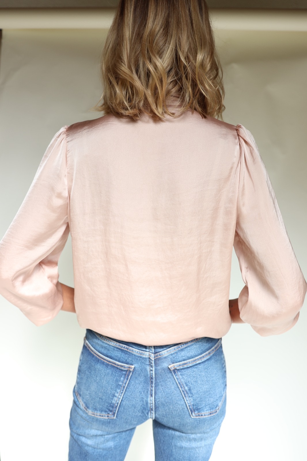 CAMISA HORTENSE SEDA ROSA