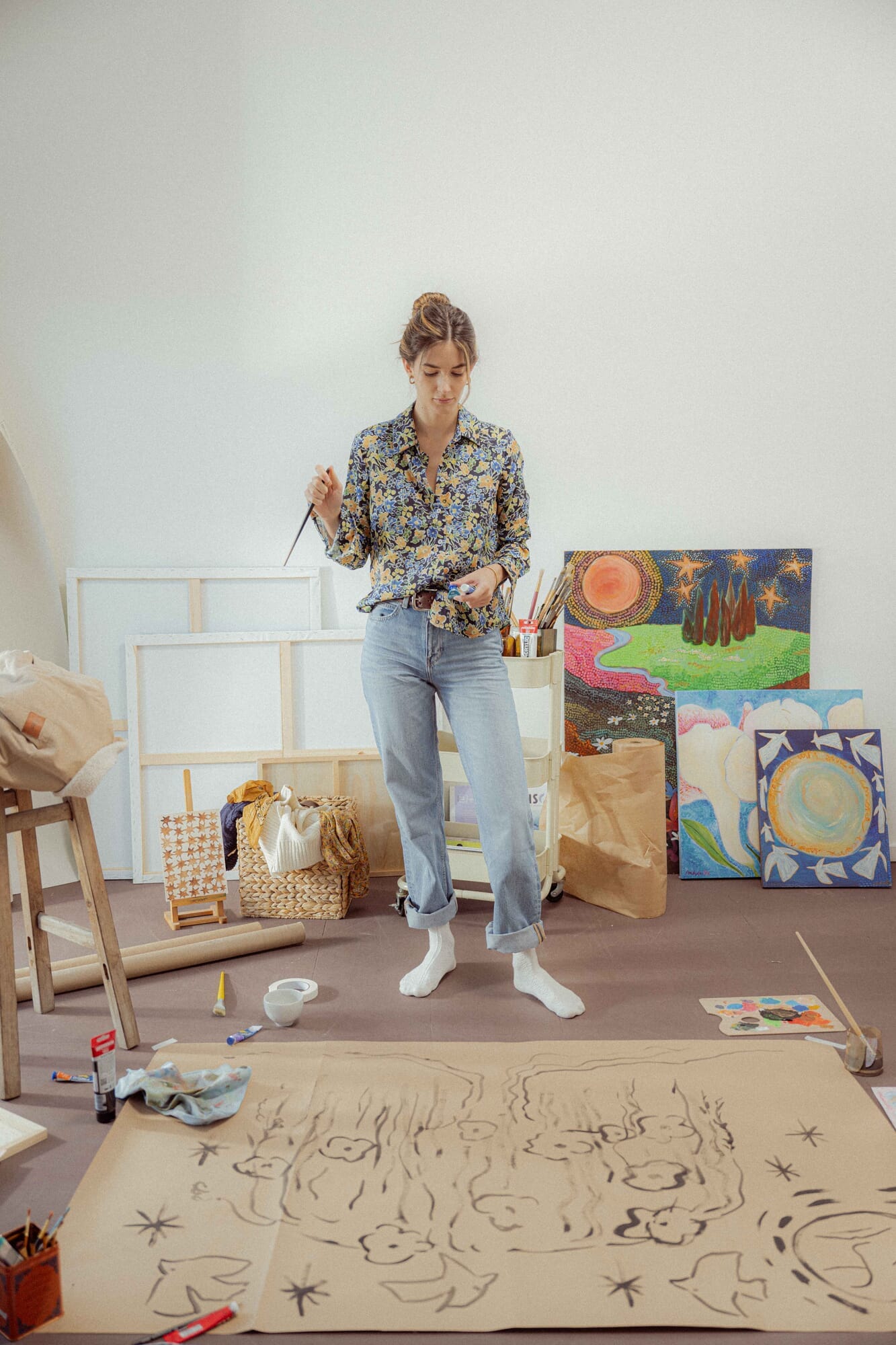 CAMISA MAXIME BLUE GARDEN