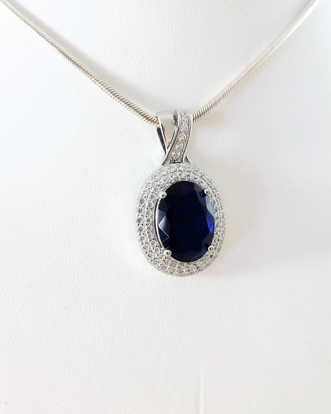 Conjunto Azul oval
