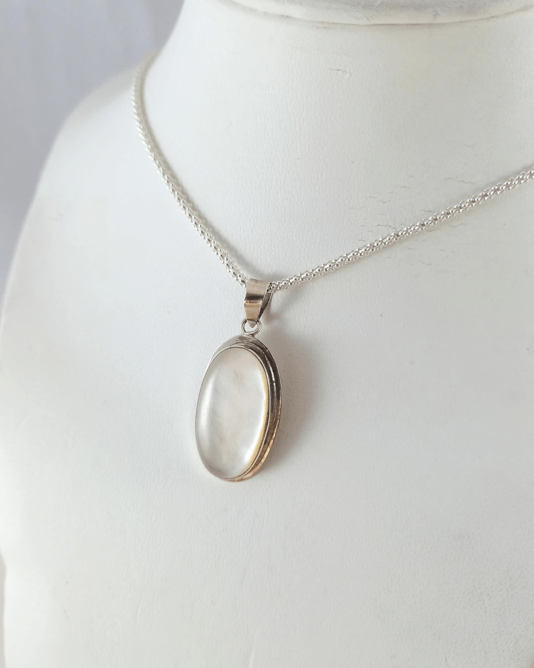 Conjunto Nácar oval