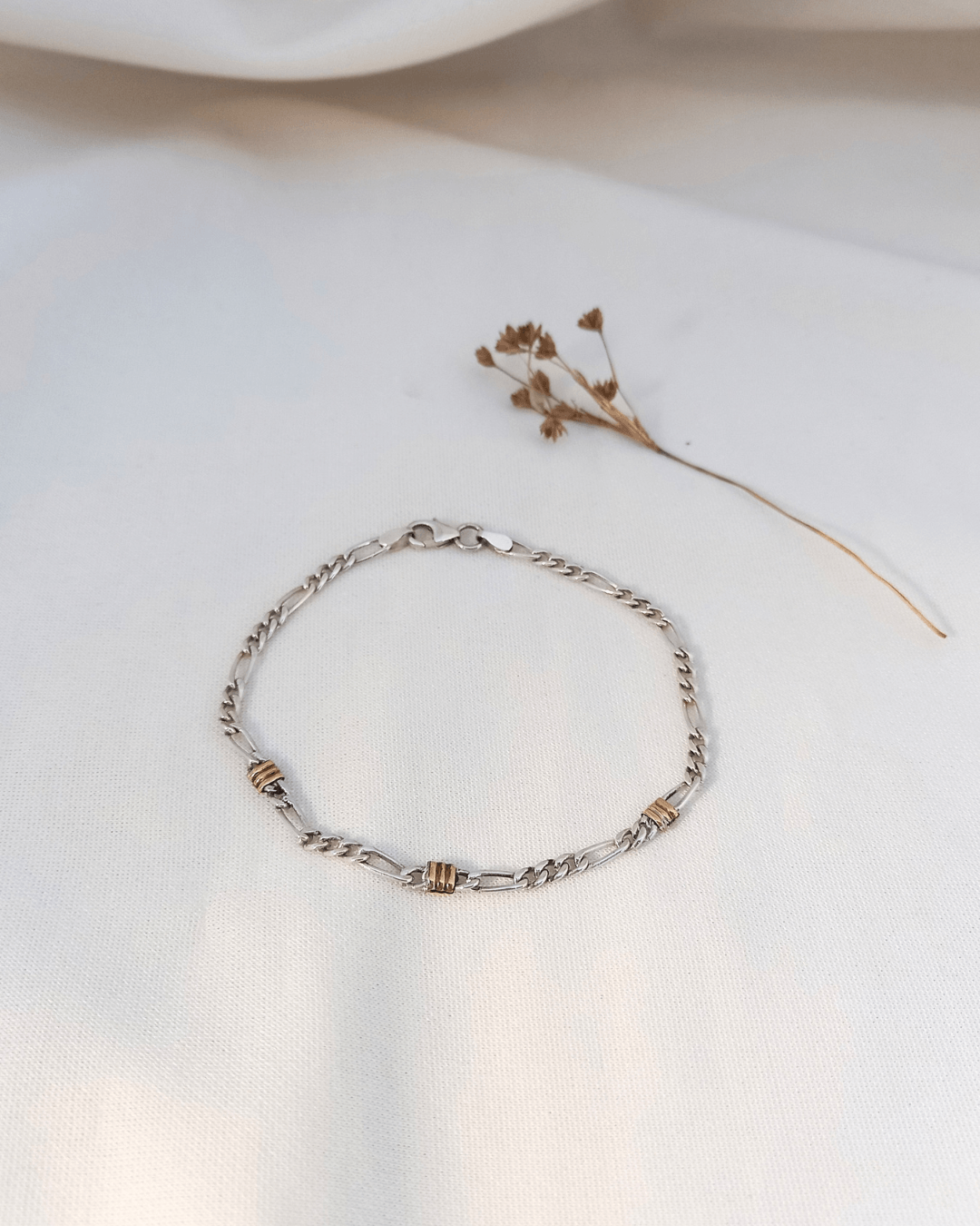 Pulsera Cartier plata y oro