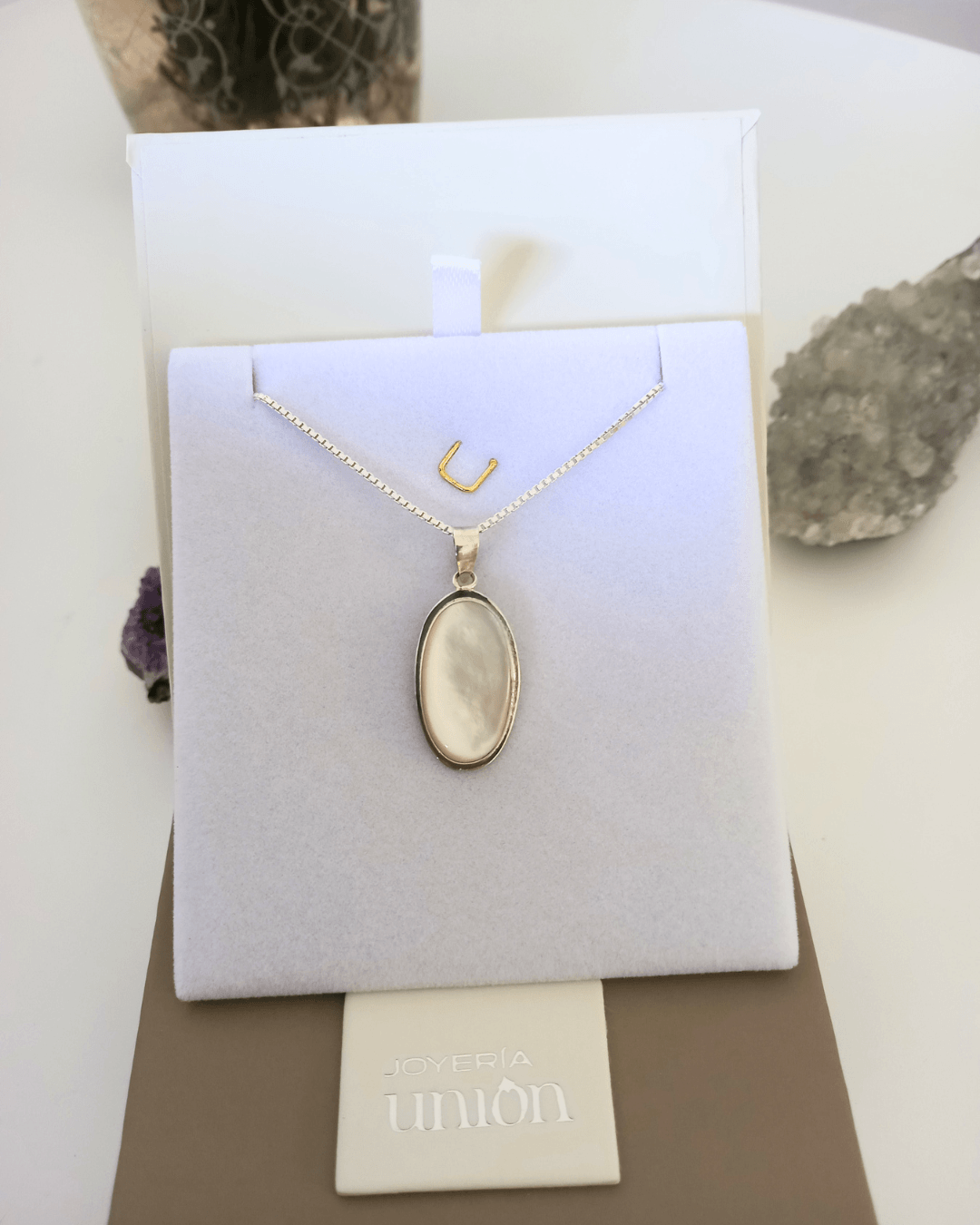 Conjunto Nácar oval