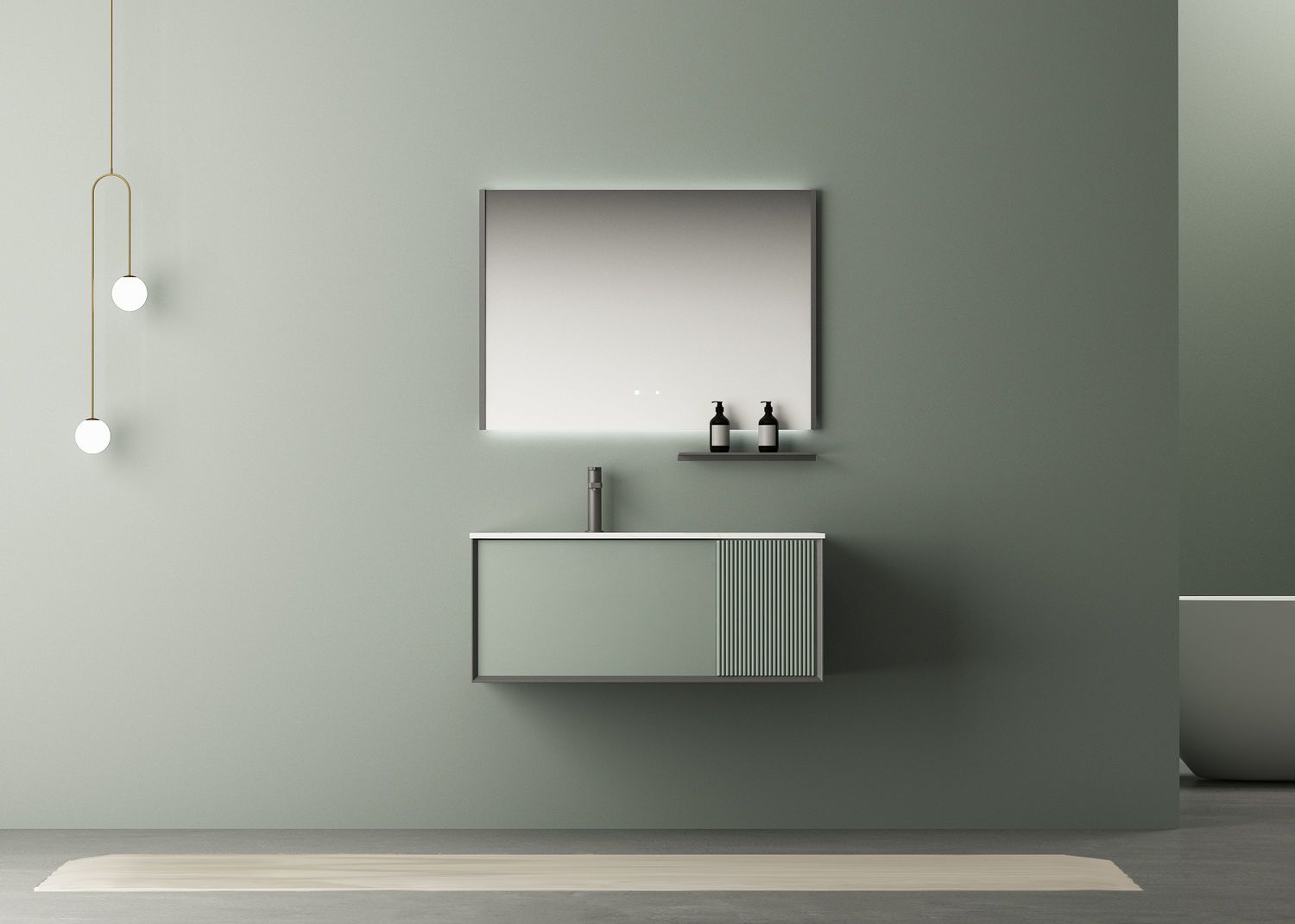 KLIPEN BROADWAY 100 MUEBLE 100X55X41 CON BACHA