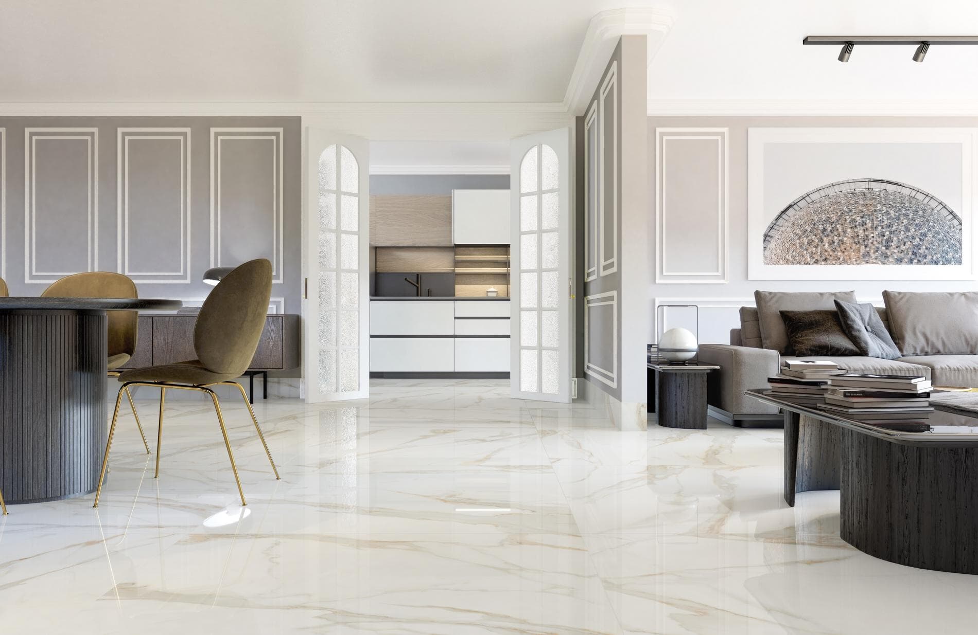 FERIA/PORCELANATO CALACATA GOLD 60x120 MATE