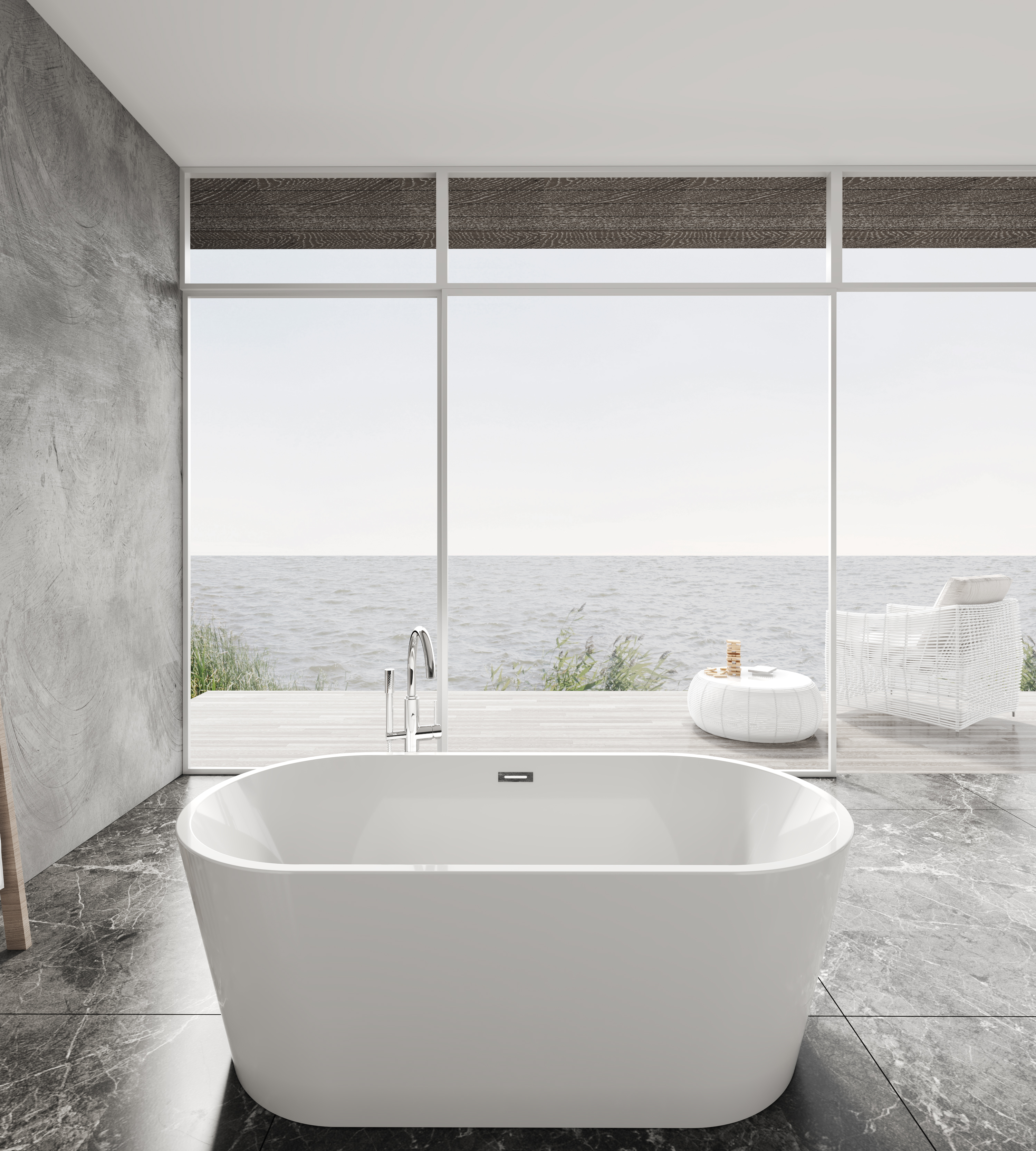 KLIPEN SKYSEA BAÑERA EXENTA OVAL 170X80X61