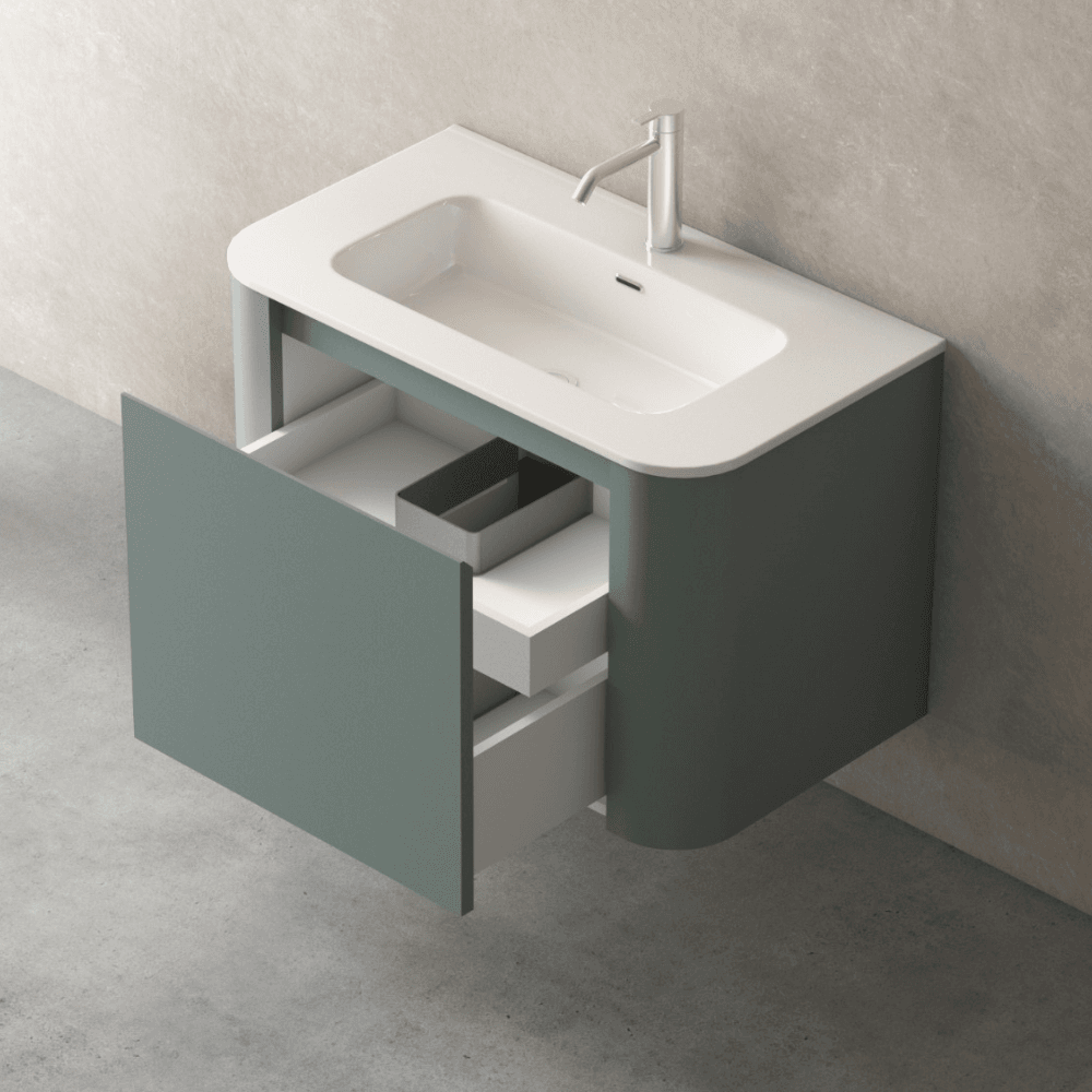 KLIPEN MANHATTAN GREEN MUEBLE CON BACHA INTEGRADA  810*465*520