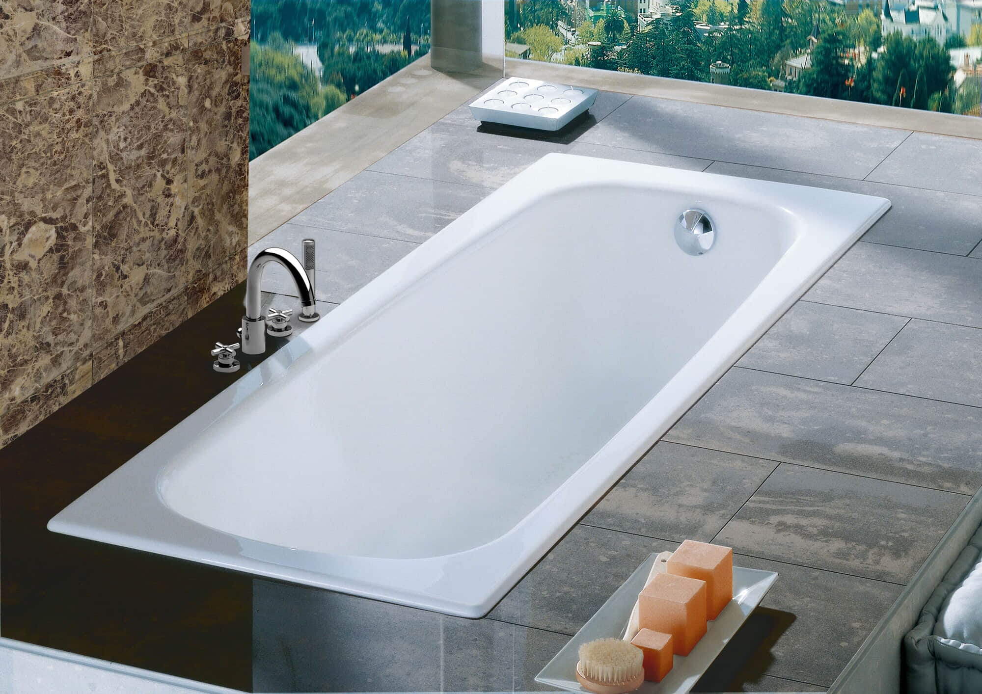 ROCA CONTESA BAÑERA 150X70 BLANCO C/DESBORDE