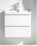 KLIPEN VERMONT G 600 MATT WHITE MUEBLE 60X42 C/BACHA Y VALV