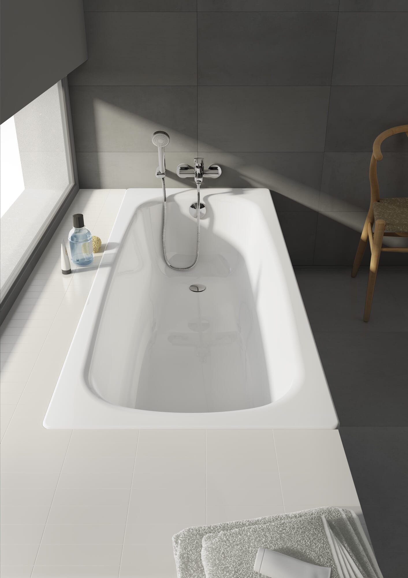 ROCA CONTESA BAÑERA 140X70 BLANCO C/DESBORDE