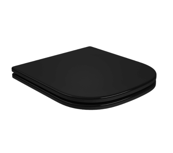 DECA AXIS NEGRO MATE  ASIENTO SLOW CLOSE-EASY CLEAN