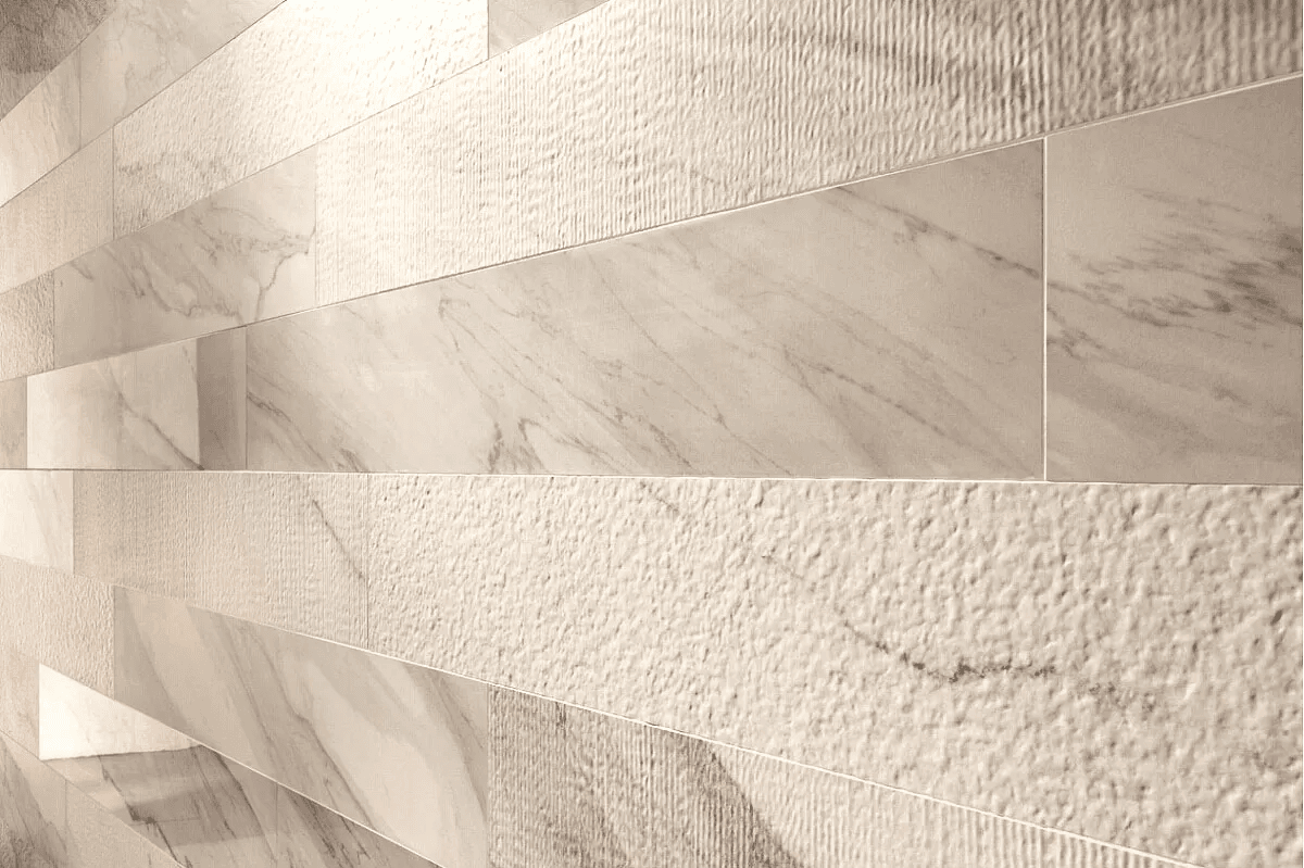 FERIA/PORCELANATO WHITE EXPERIENCE APUANO LIST MIX 20x120 SQ