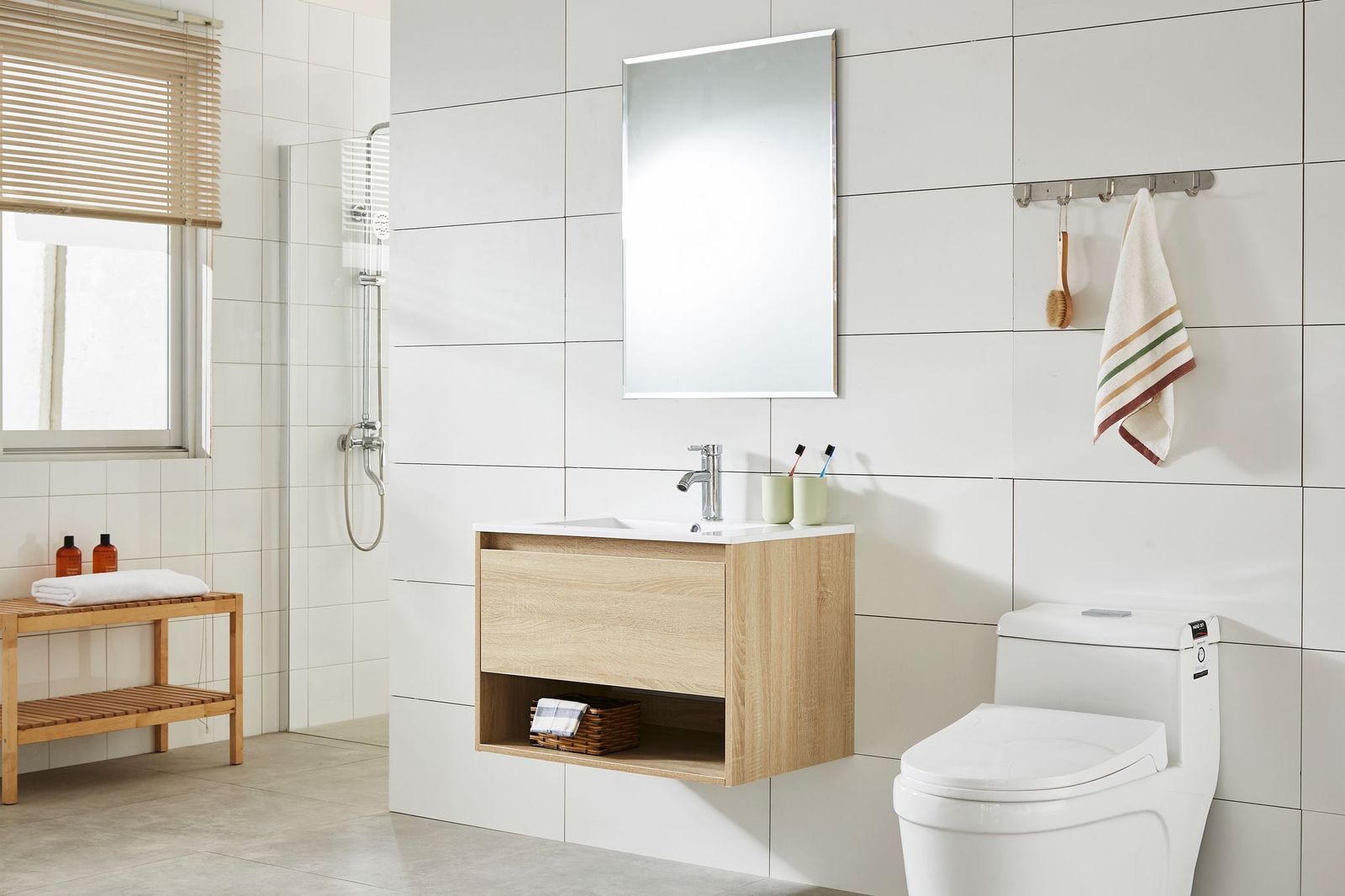 KLIPEN EC-1958/60 VANILLA MUEBLE 61X47 C/BACHA SIN VALV