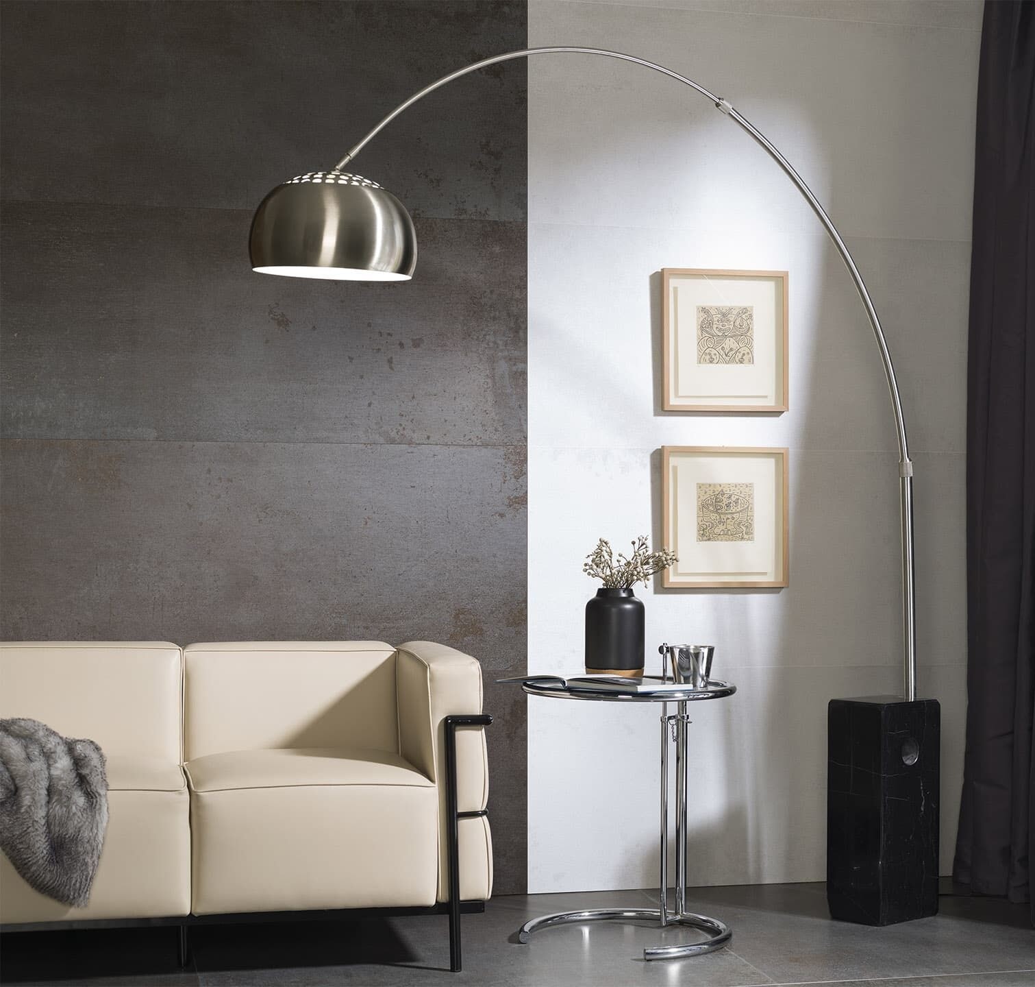 FERIA/CERAMICA STEEL ANTRACITA 59.6x150