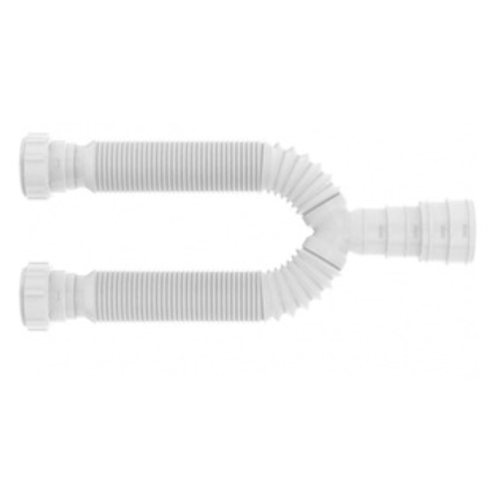 DOCOL SIFON COCINA DOBLE EXTENSIBLE 72cm BLANCO