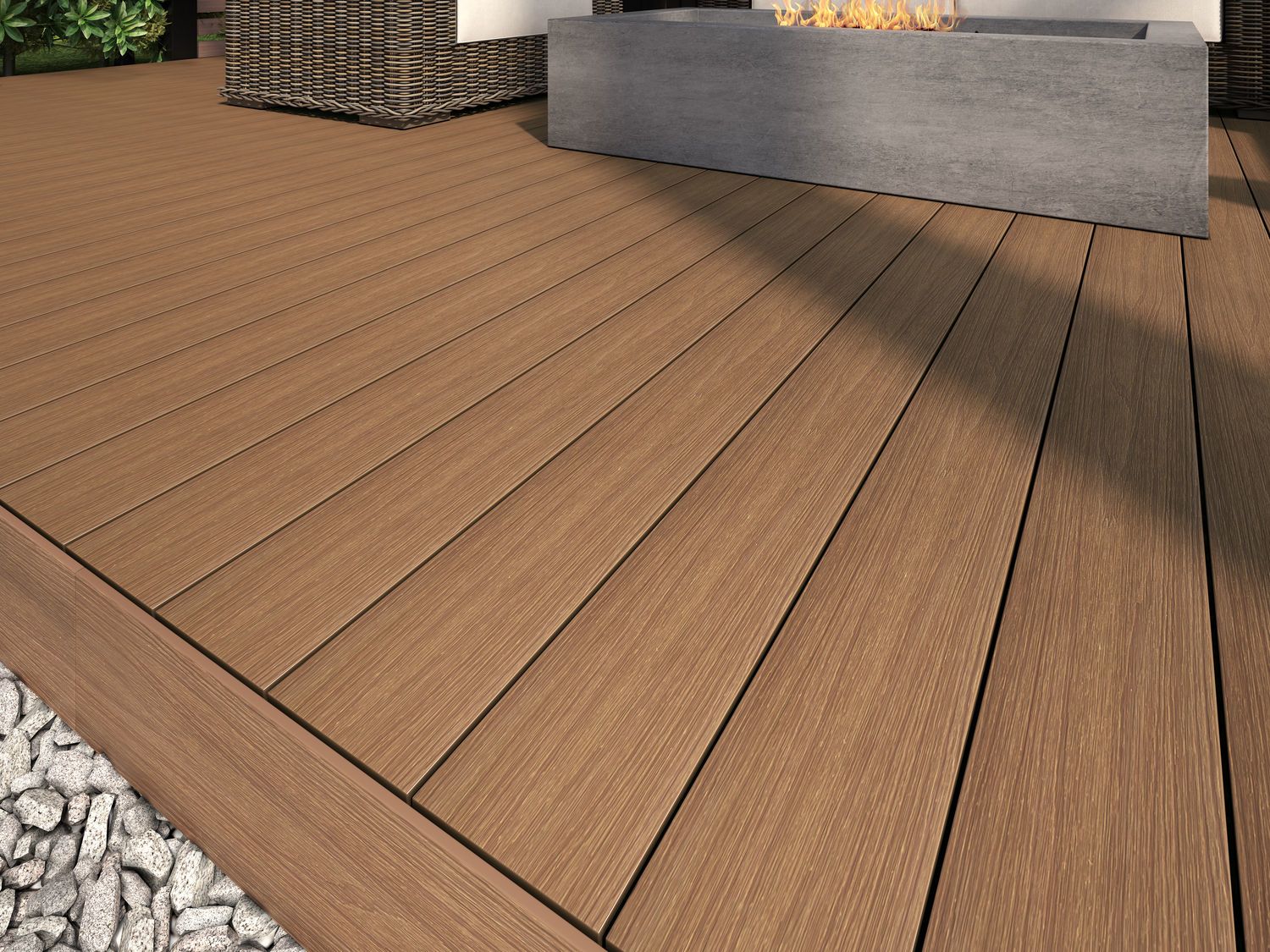 KLIPEN DECK WPC 139*22.5*2880 MM TEAK (2.5 PZ/m2)