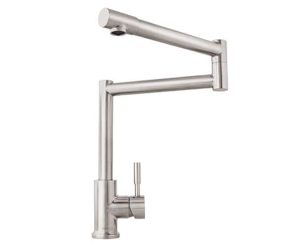 DOCOL ORBIT COCINA MONOMANDO PICO RECTO INOX CEPILLADO