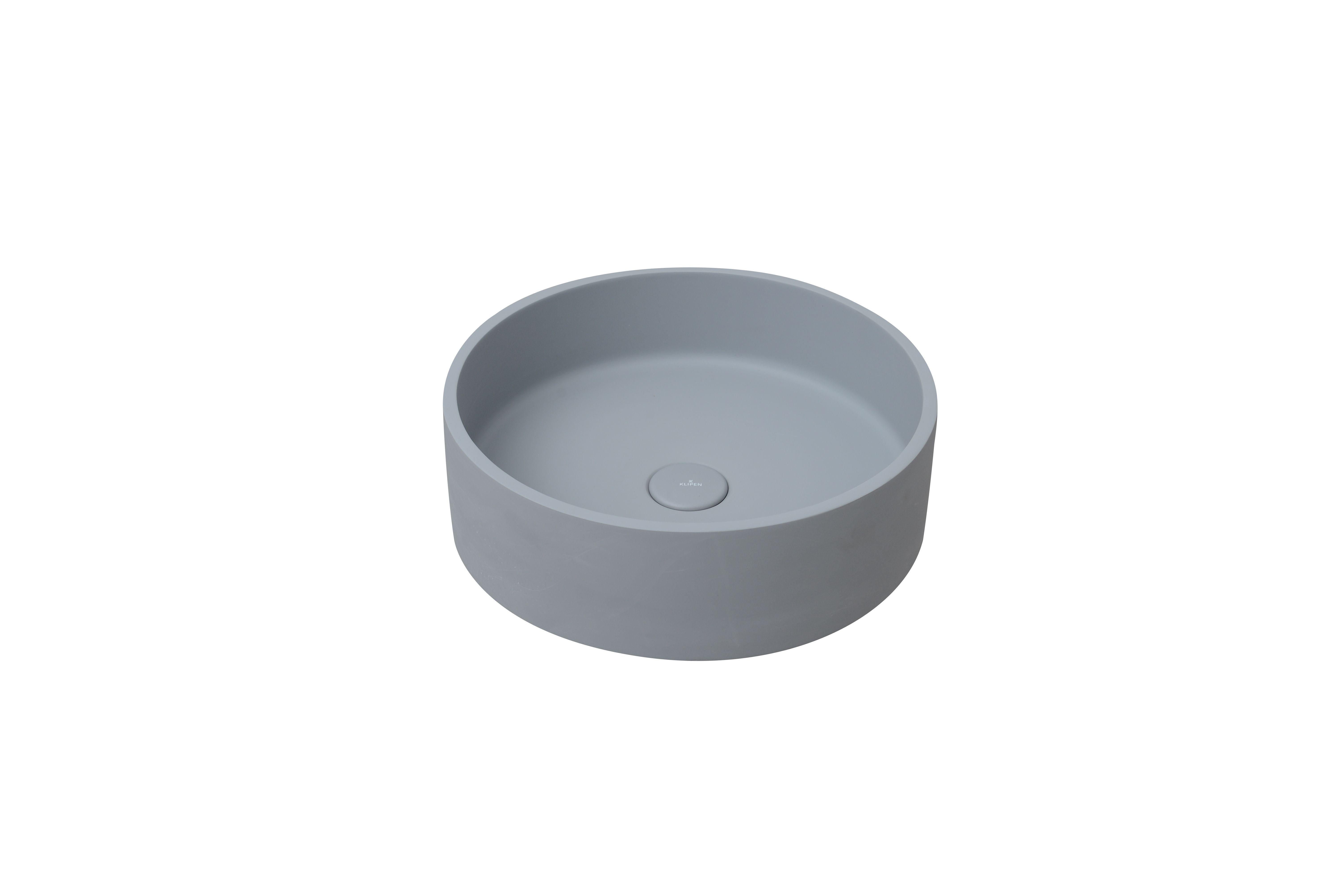 KLIPEN CS-0015 BACHA CONCRETO 39d GREY/C17 C/VALV