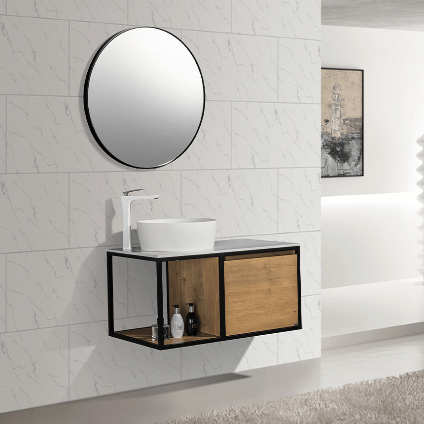 KLIPEN PANDORA 900 NEW OAK MUEBLE 90X52X45 C/MESADA SIN BACHA