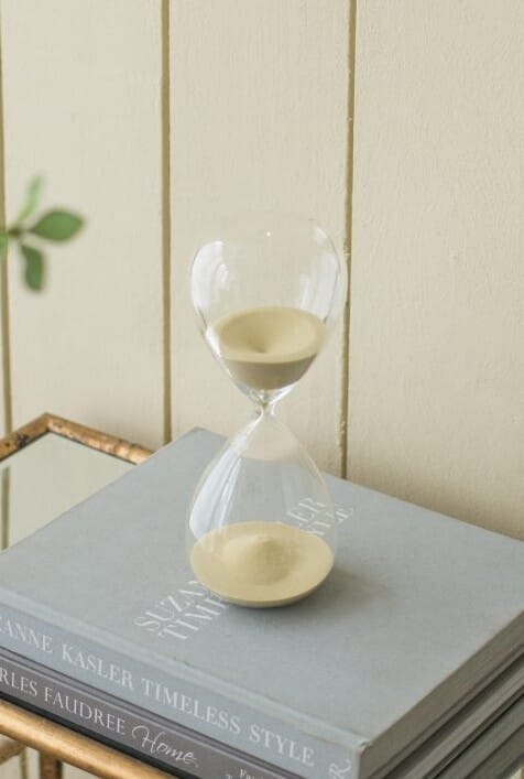 Reloj de Arena Dorado 60min