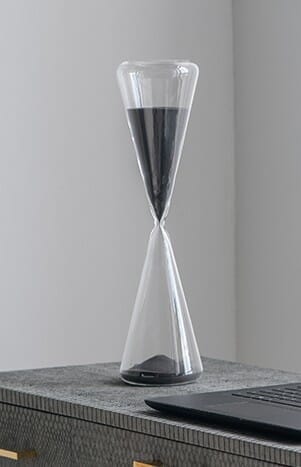 Reloj de Arena 90min Negro