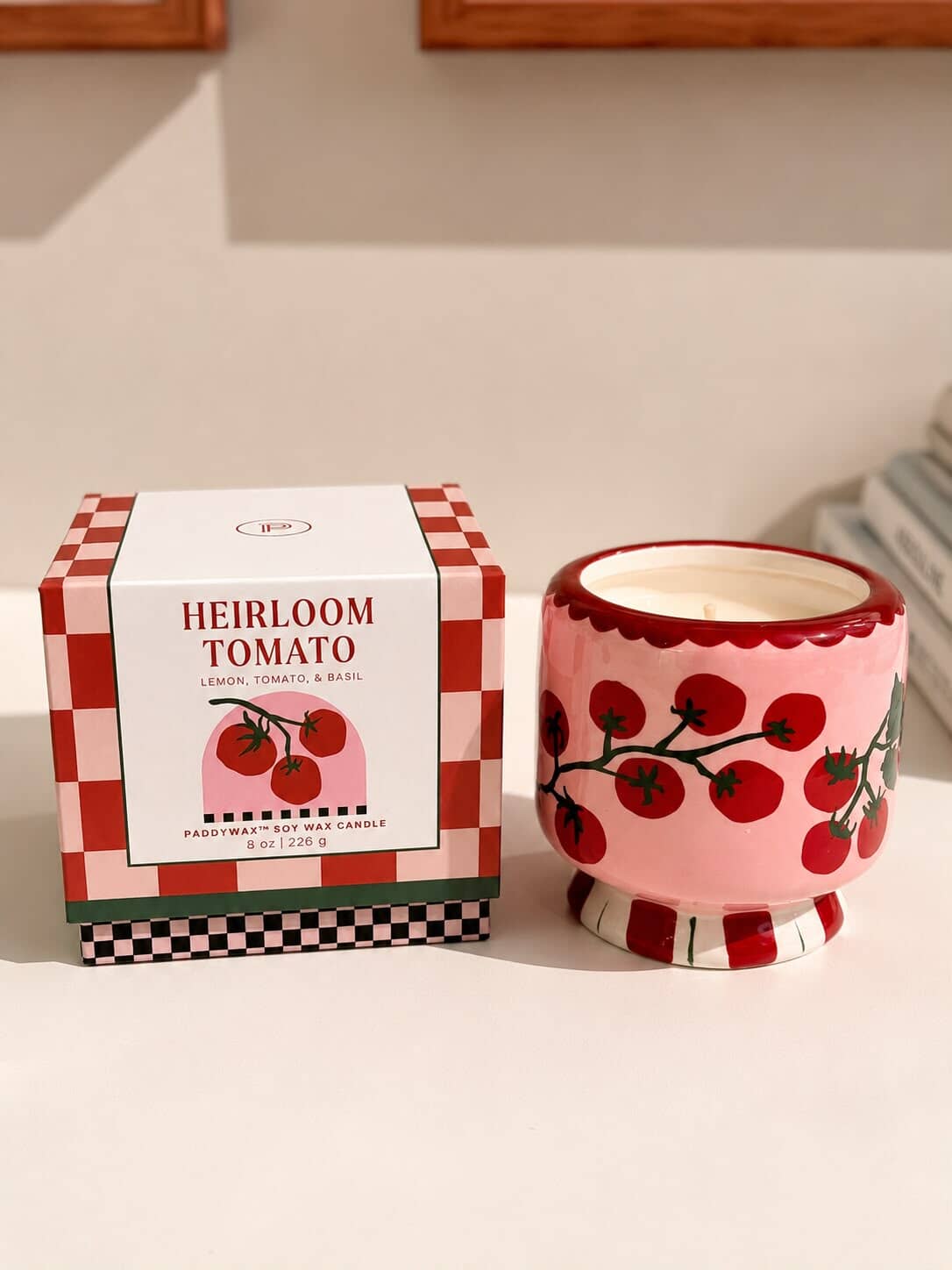 Vela ceramica Tomato
