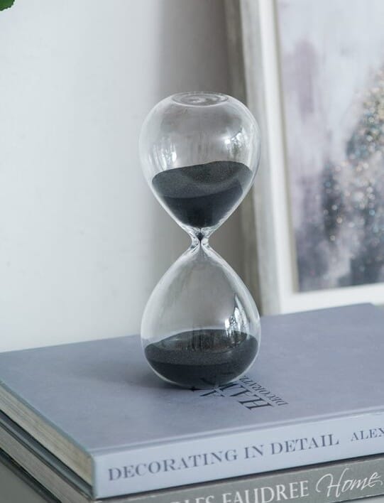 Reloj De Arena Negra 30 Minutos
